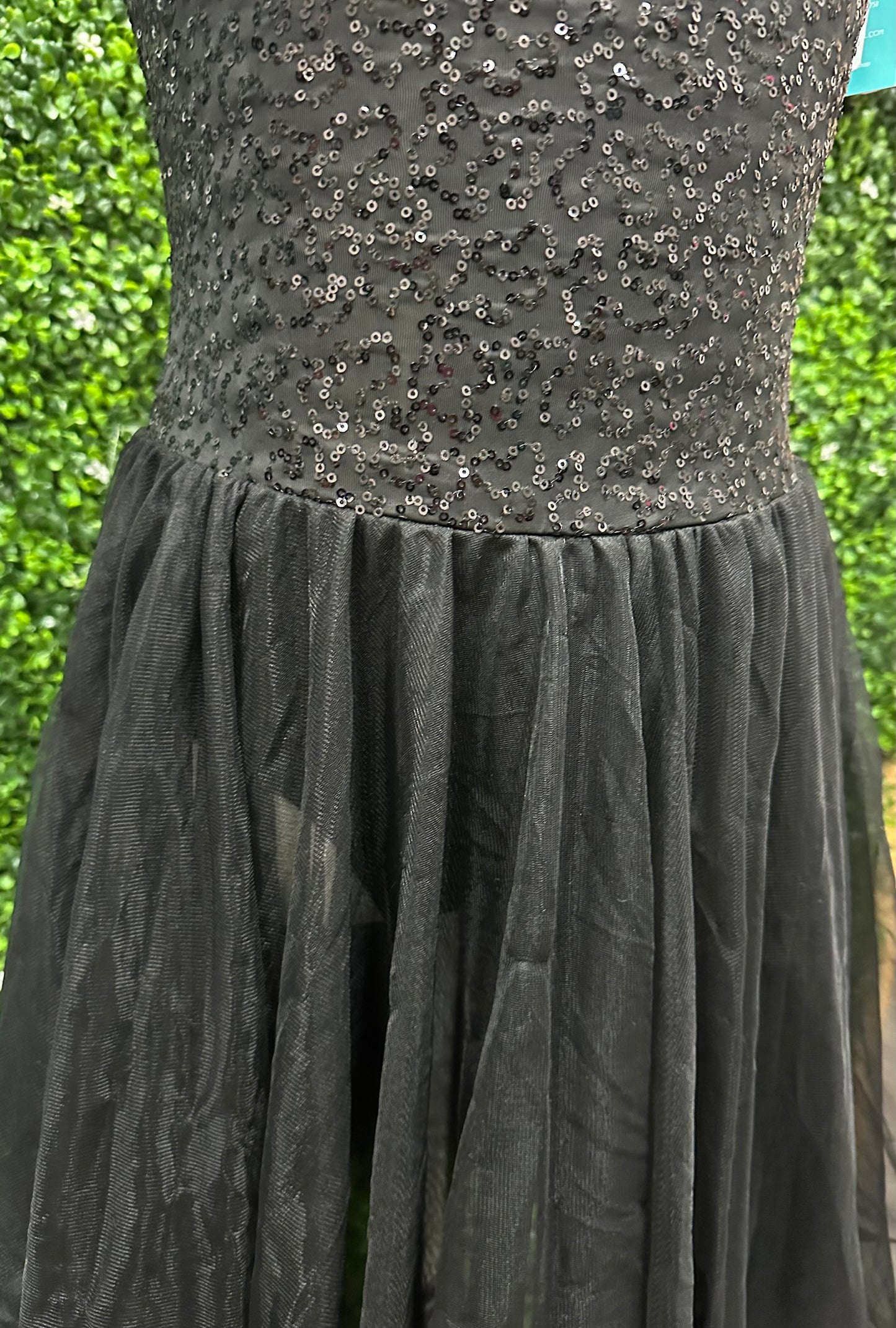 Adult Small Black Sequin Costume