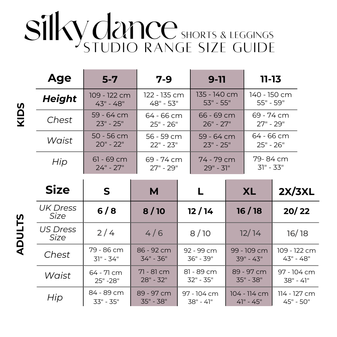 Silky Dance Highwaisted Dance Leggings - Adult
