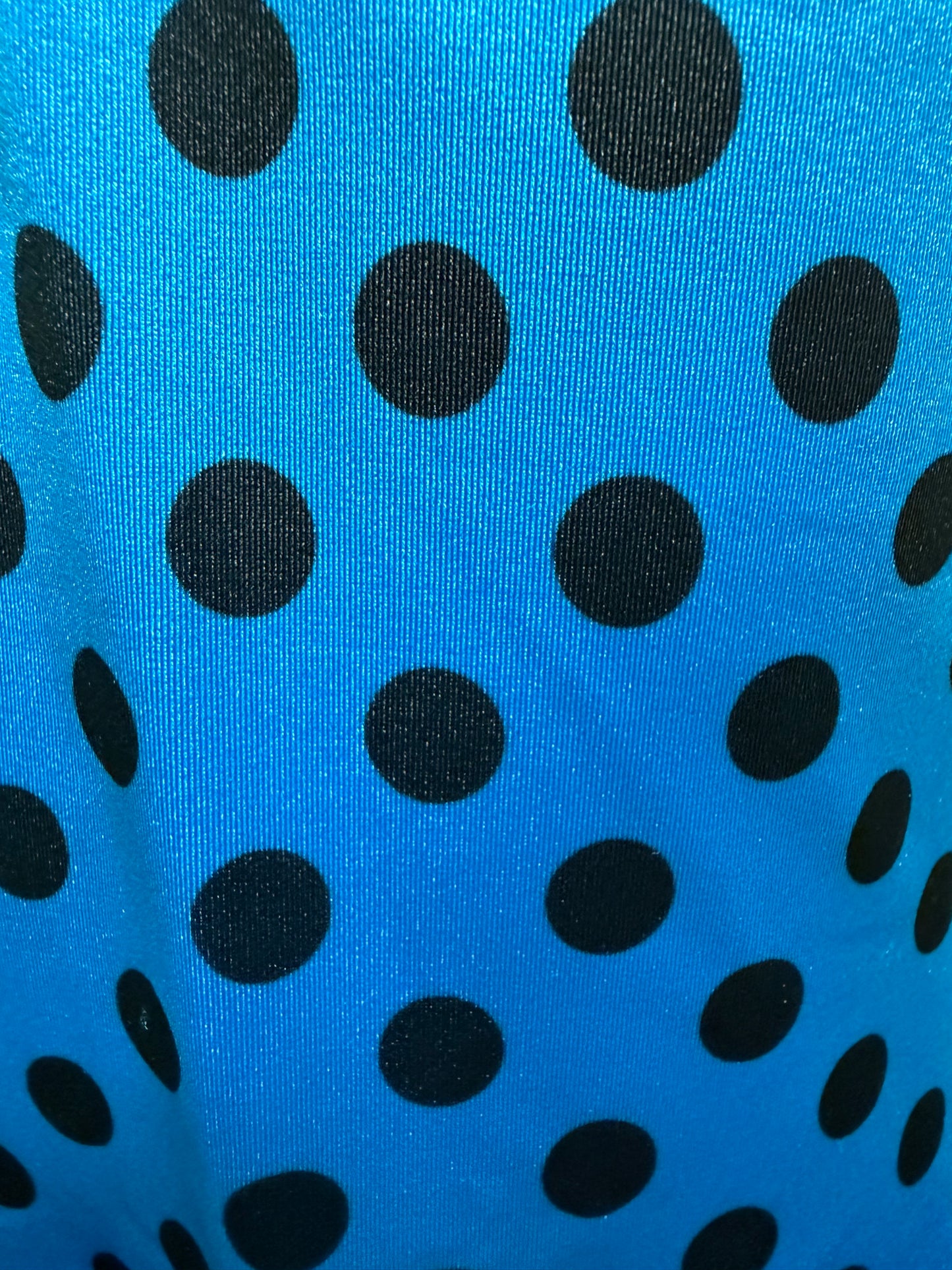 Child Medium Blue/Black Polka Dot Costume