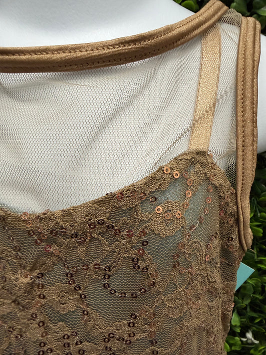 Child Small Green Tan Costume