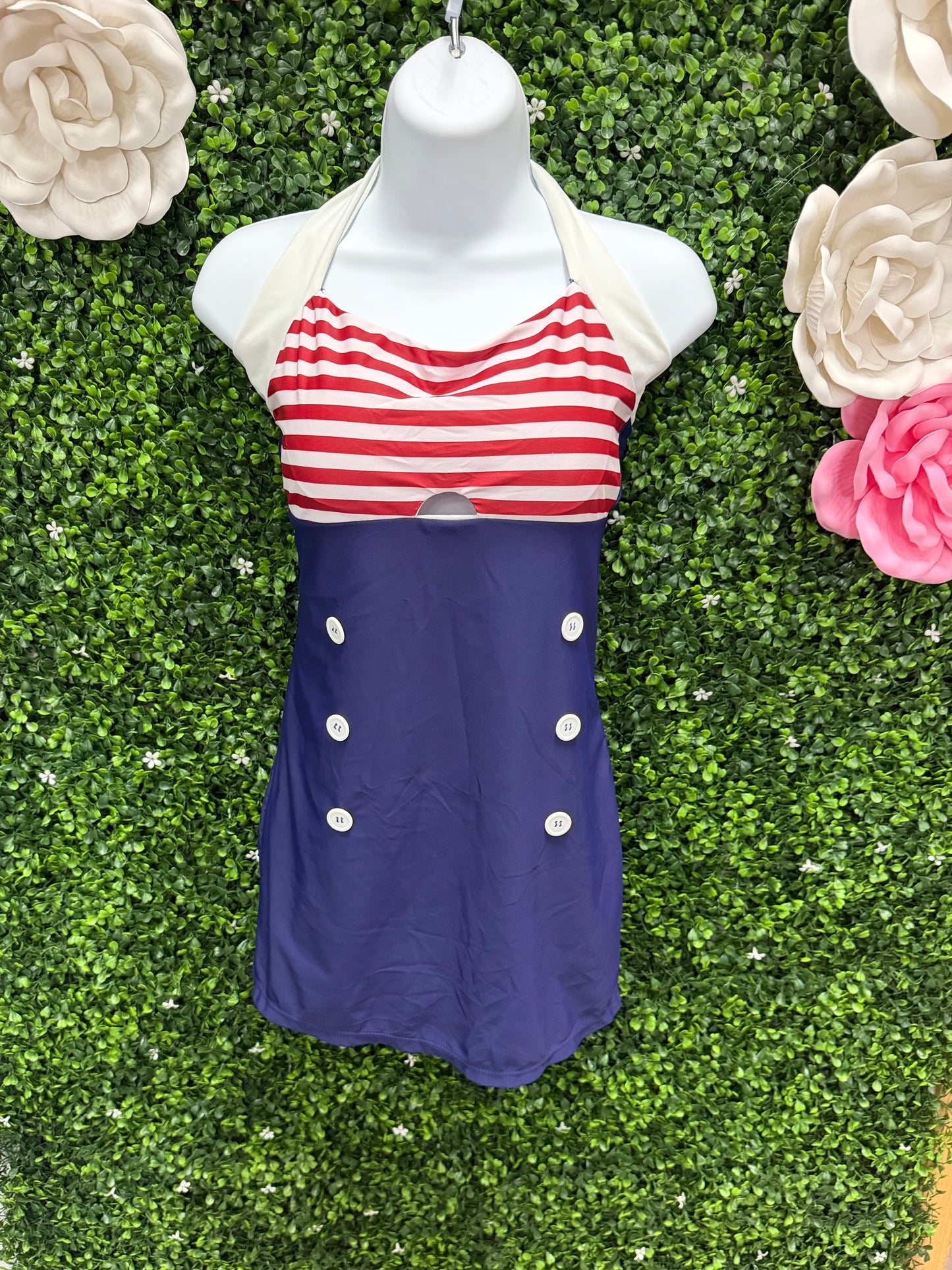 Adult Large Sailor Halter Costume