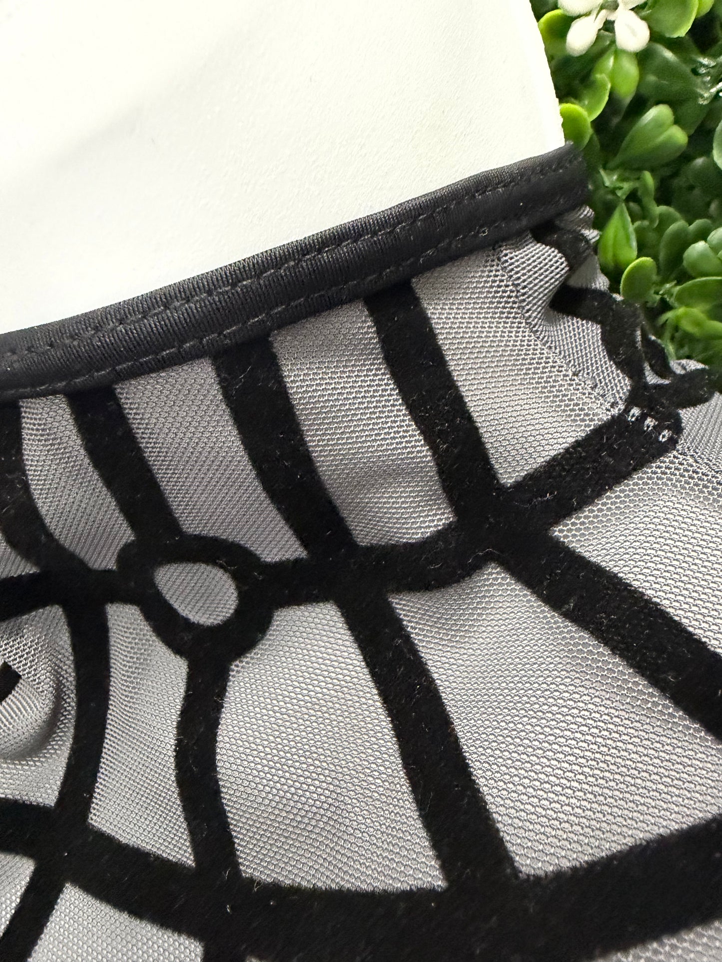Adult Medium Black and Grey Leotard Costume