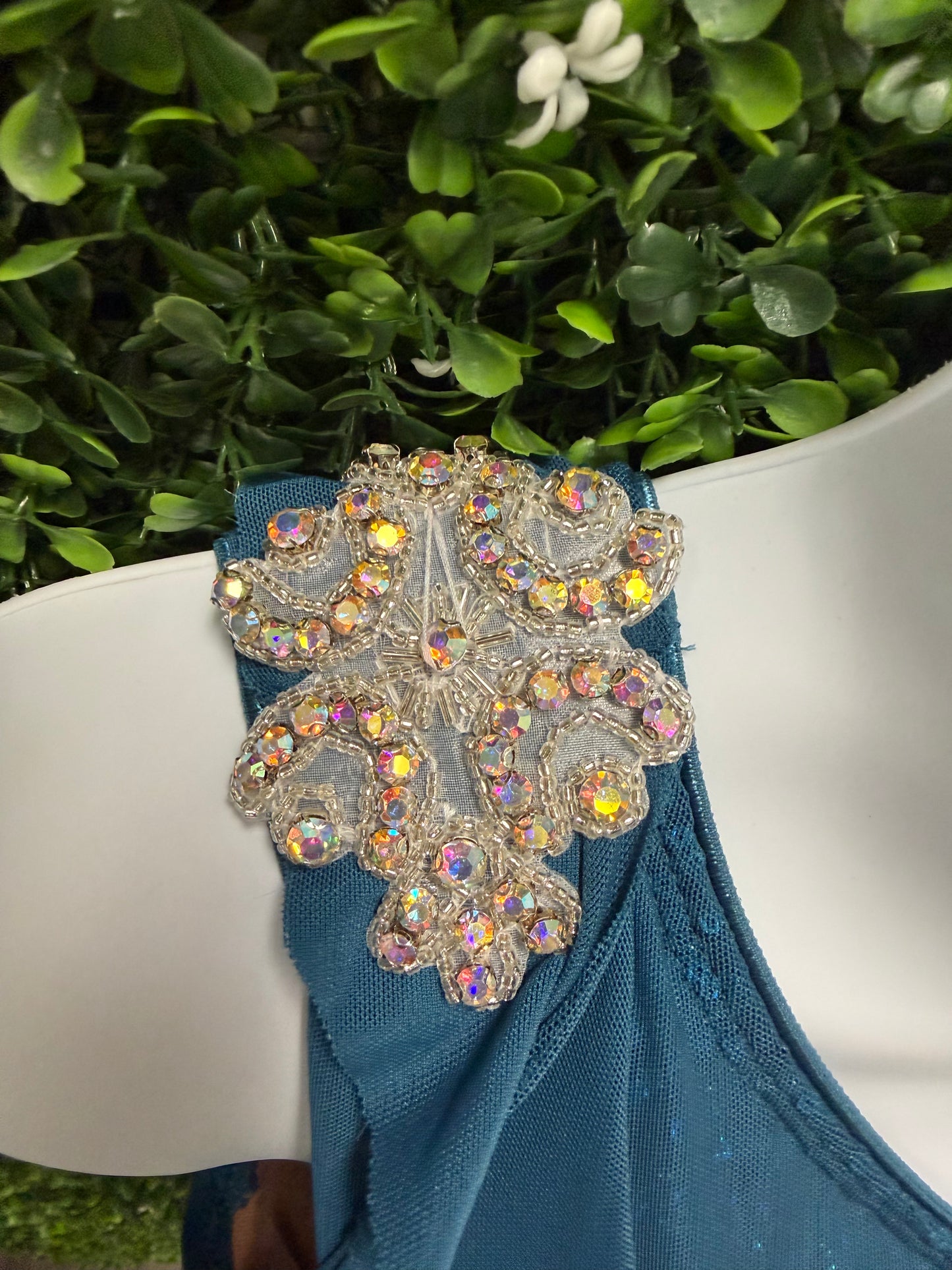 Adult Small Atlantis Deep Teal Costume