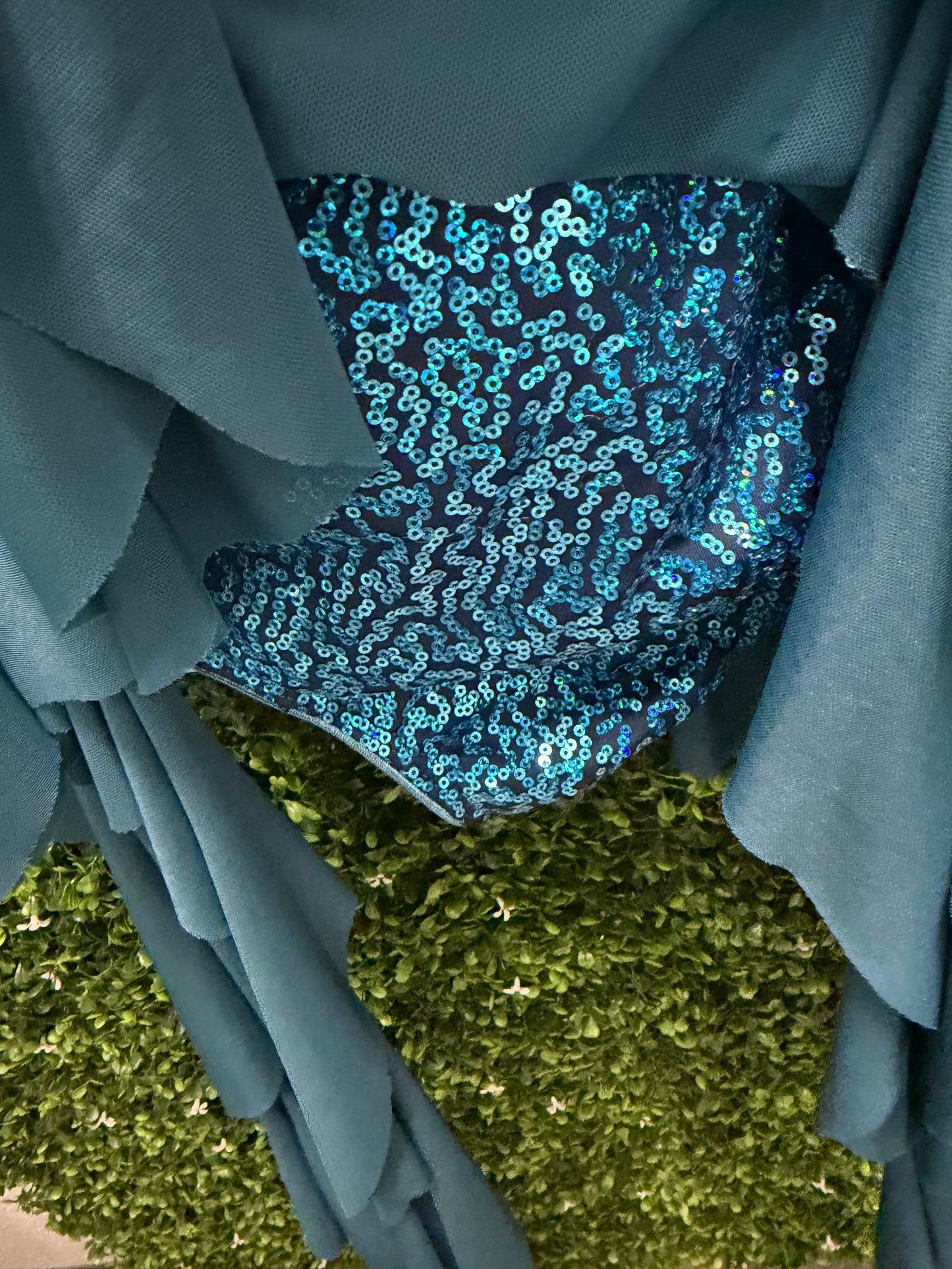Adult Small Atlantis Deep Teal Costume