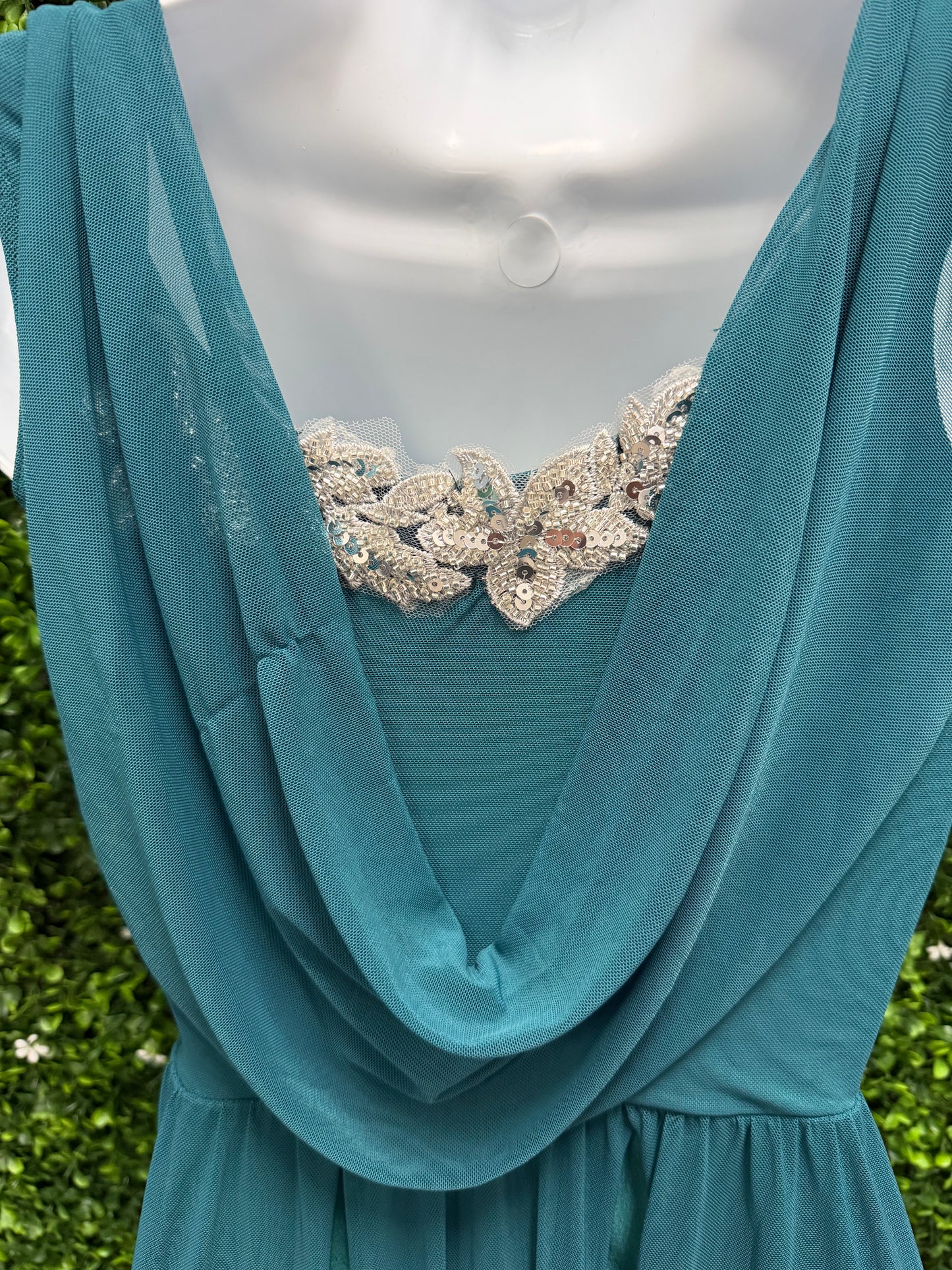 Adult Small Teal Dance Dress