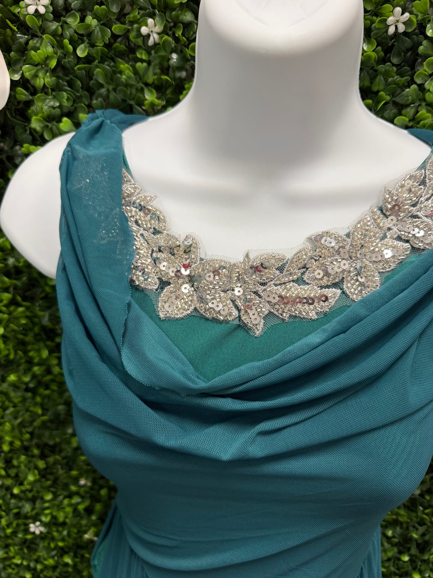 Adult Small Teal Dance Dress