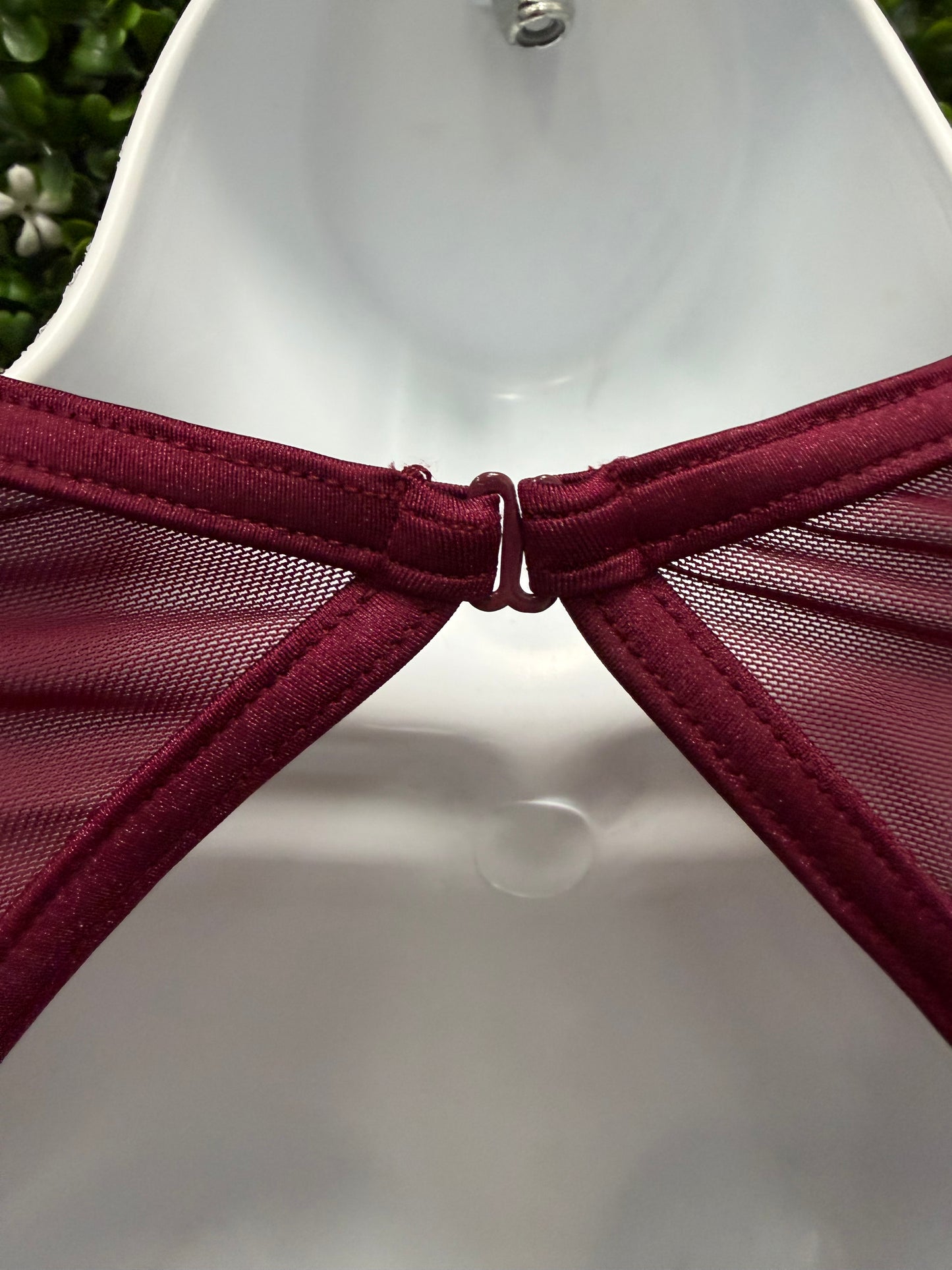 Adult X-Large Maroon Black Costume