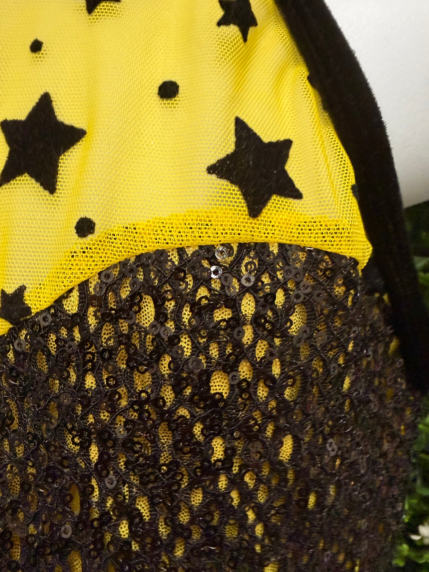 Child Small Yellow and Black Star Costume