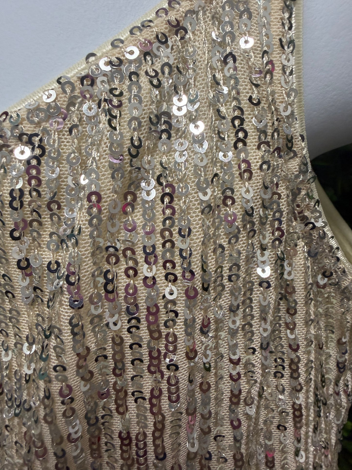 Child Medium Cream and Gold Ballet Dress