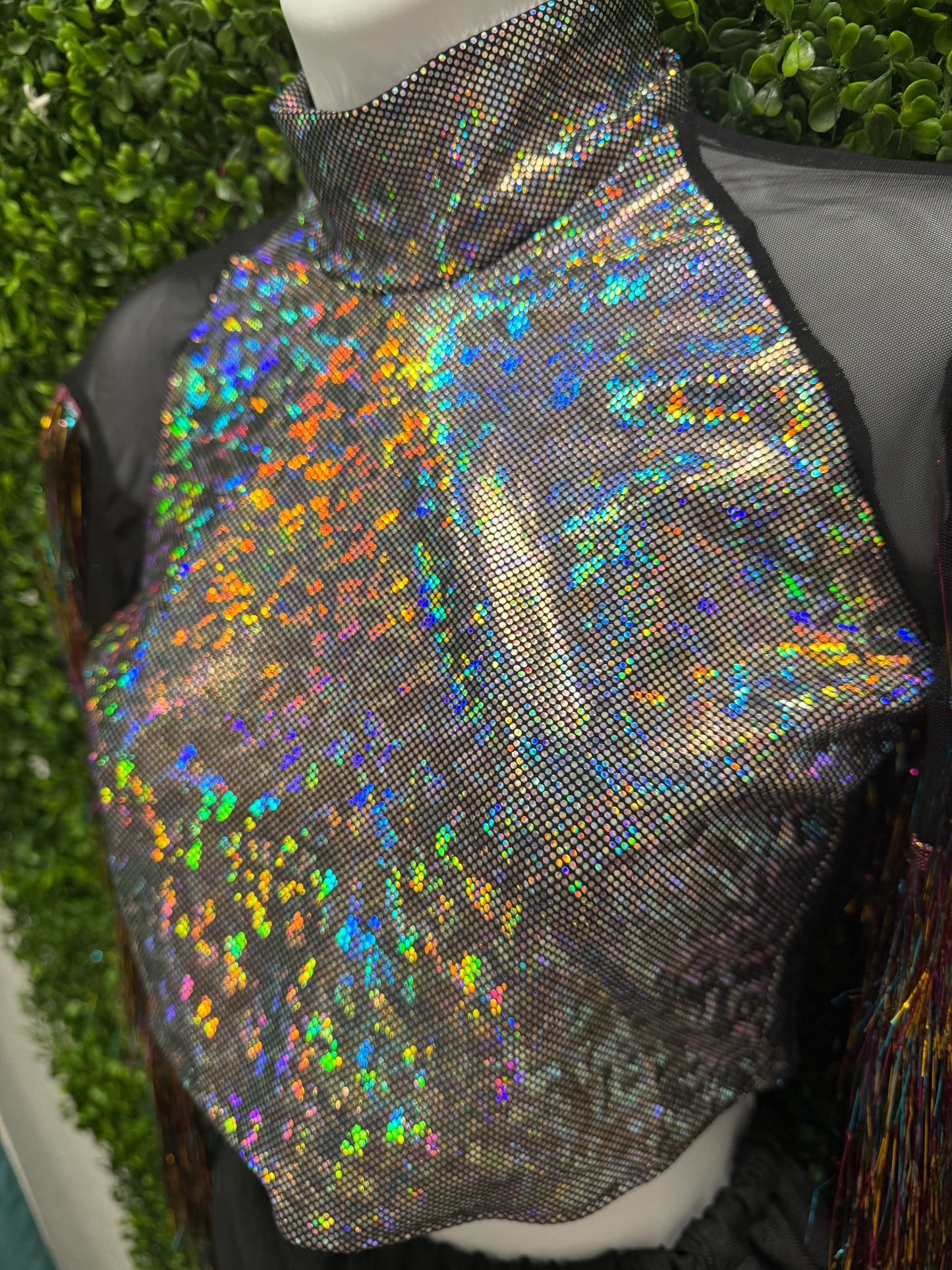 Child Small Holographic Fringe 2 Piece