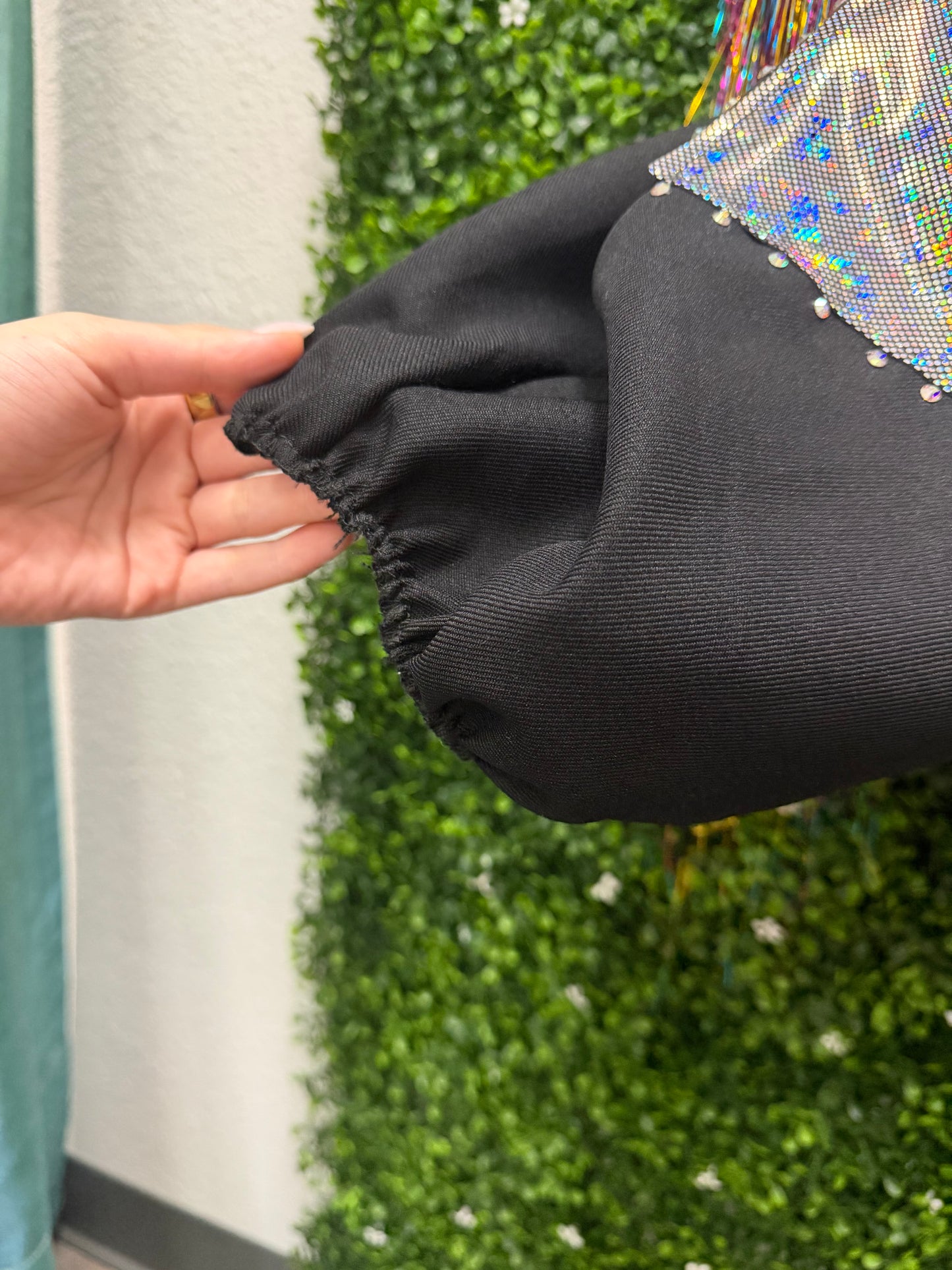 Child Small Holographic Fringe 2 Piece