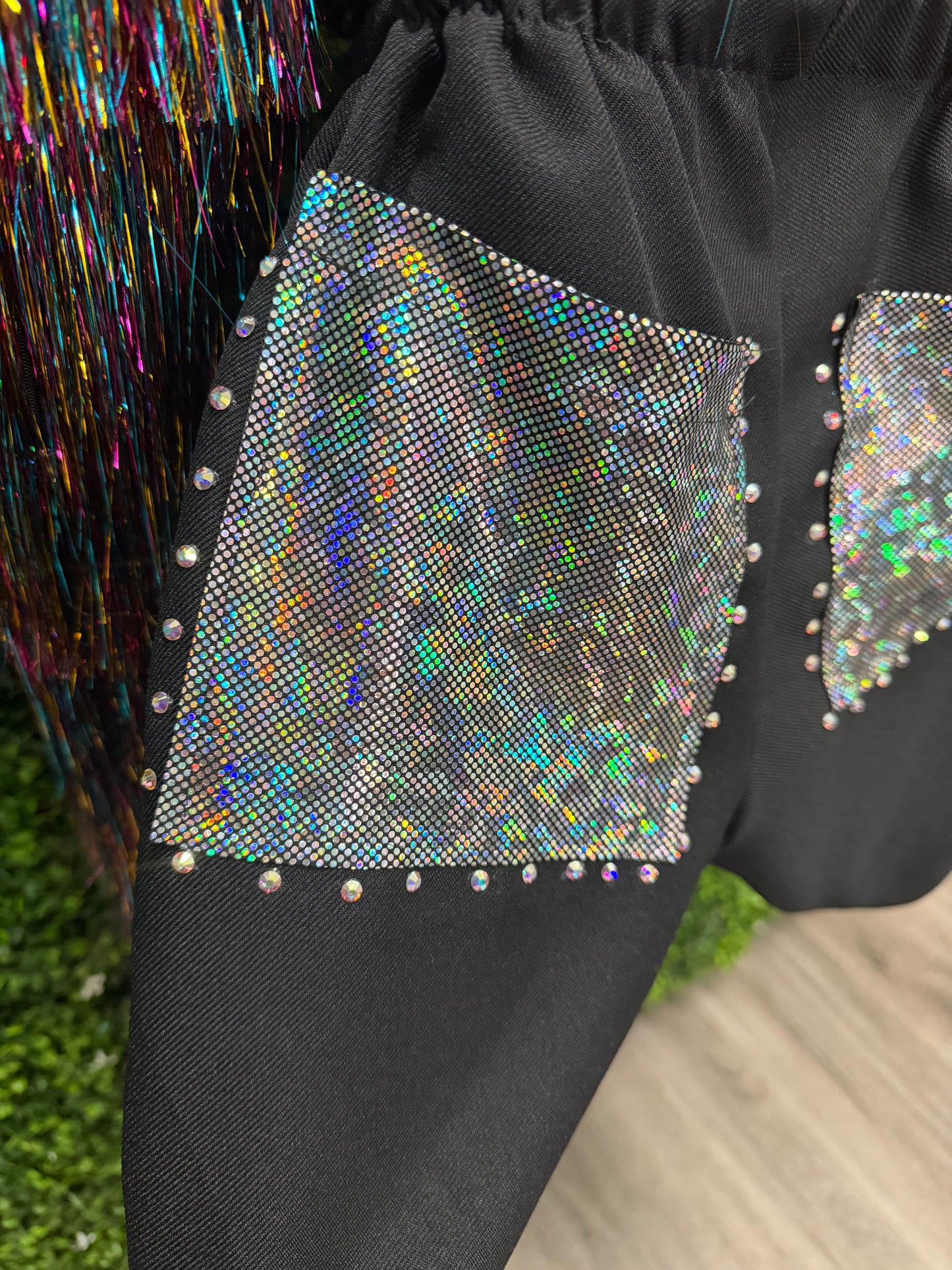 Child Small Holographic Fringe 2 Piece
