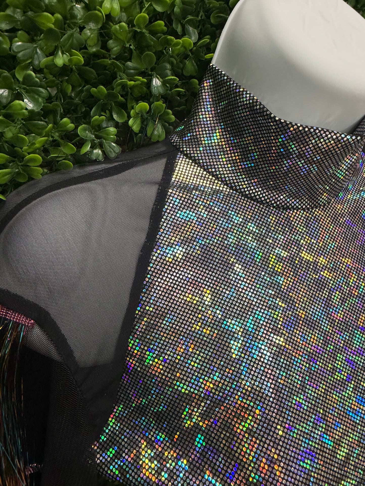 Child Small Holographic Fringe 2 Piece