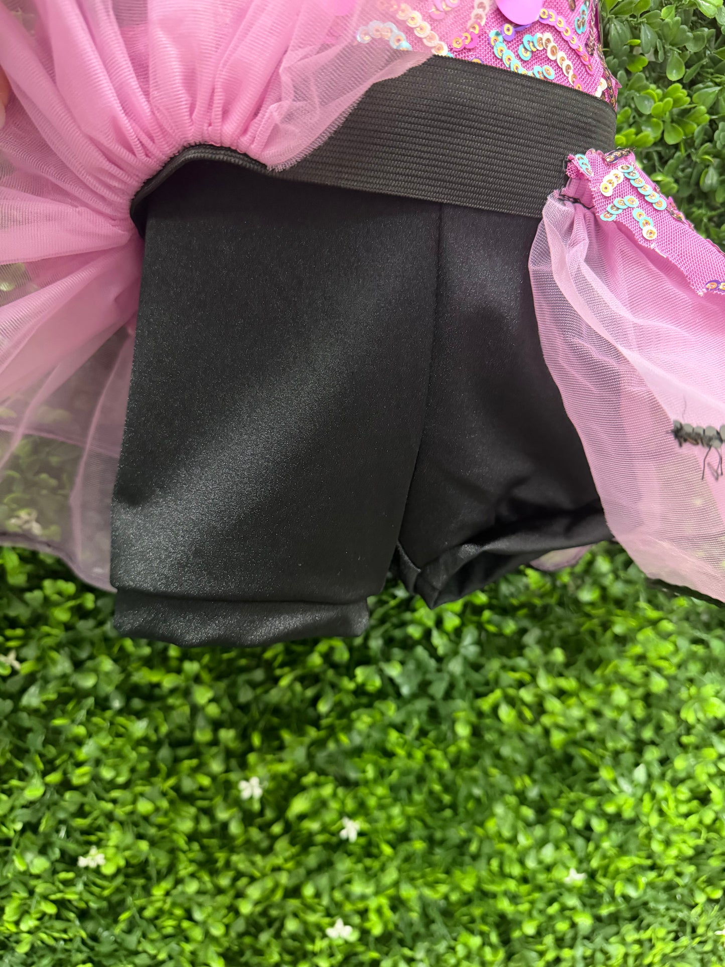 Child X-Small Hot Pink Sequin Tutu Dance Costume