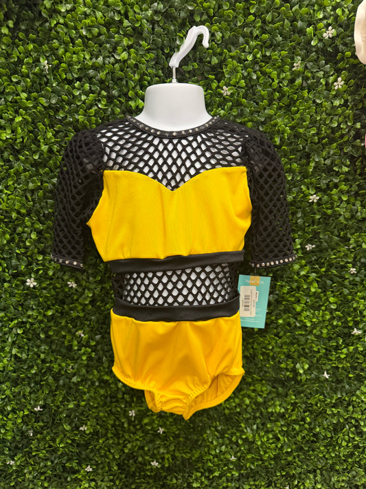 Child Small Yellow Black Leo Costume