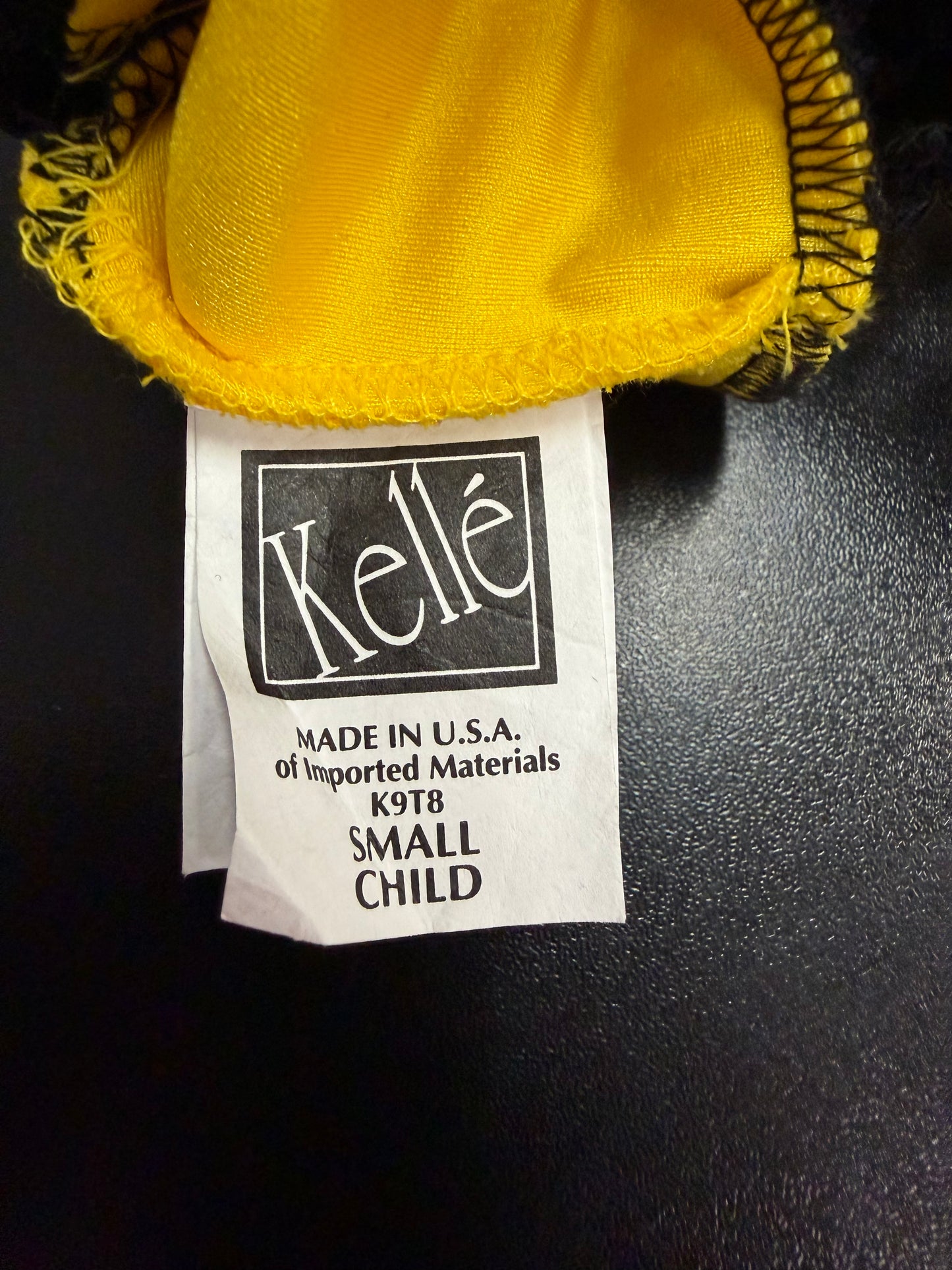 Child Small Yellow Black Leo Costume