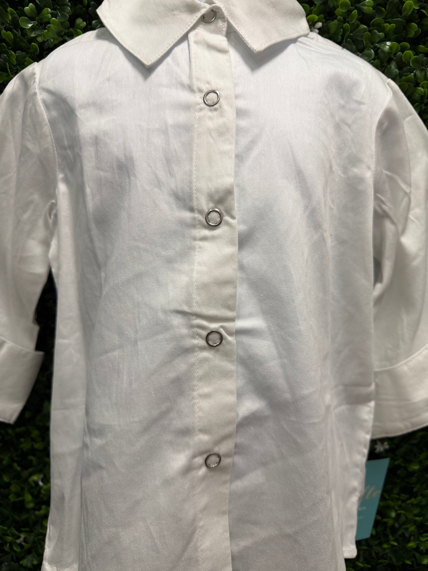 Child X-Small Long Sleeve Button up Costume