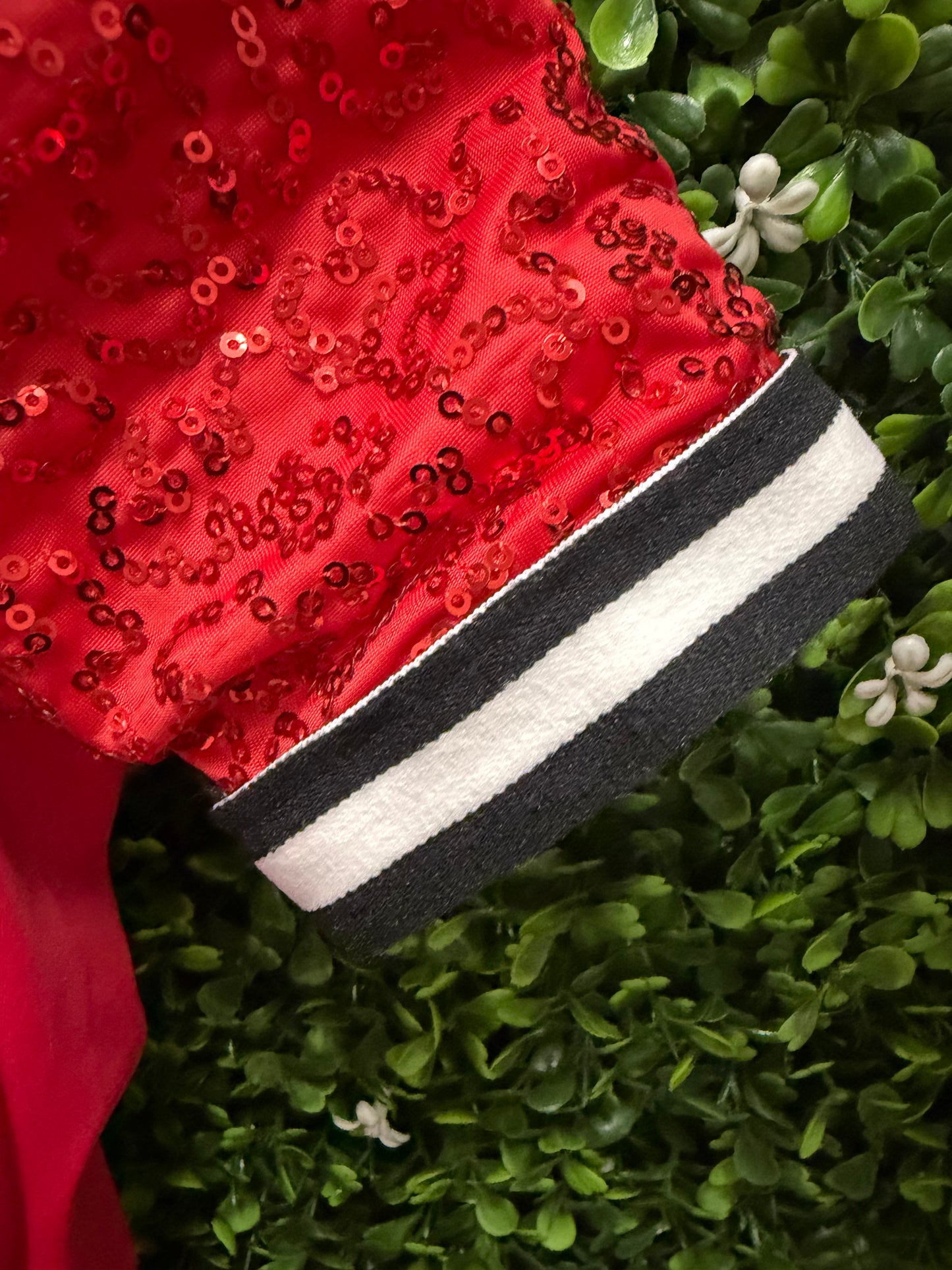 Child Intermediate Red Black Sequin Costume
