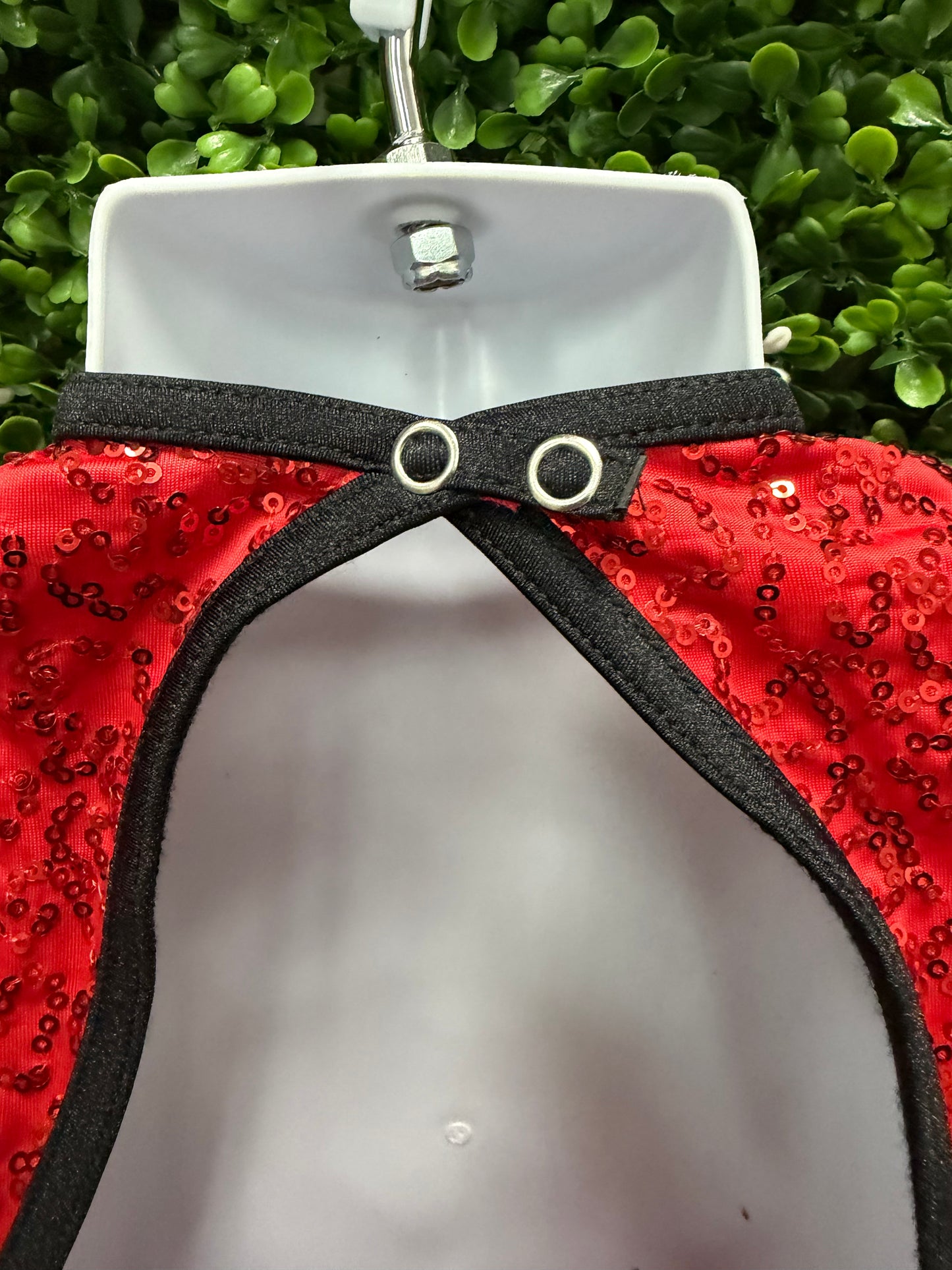 Child Intermediate Red Black Sequin Costume