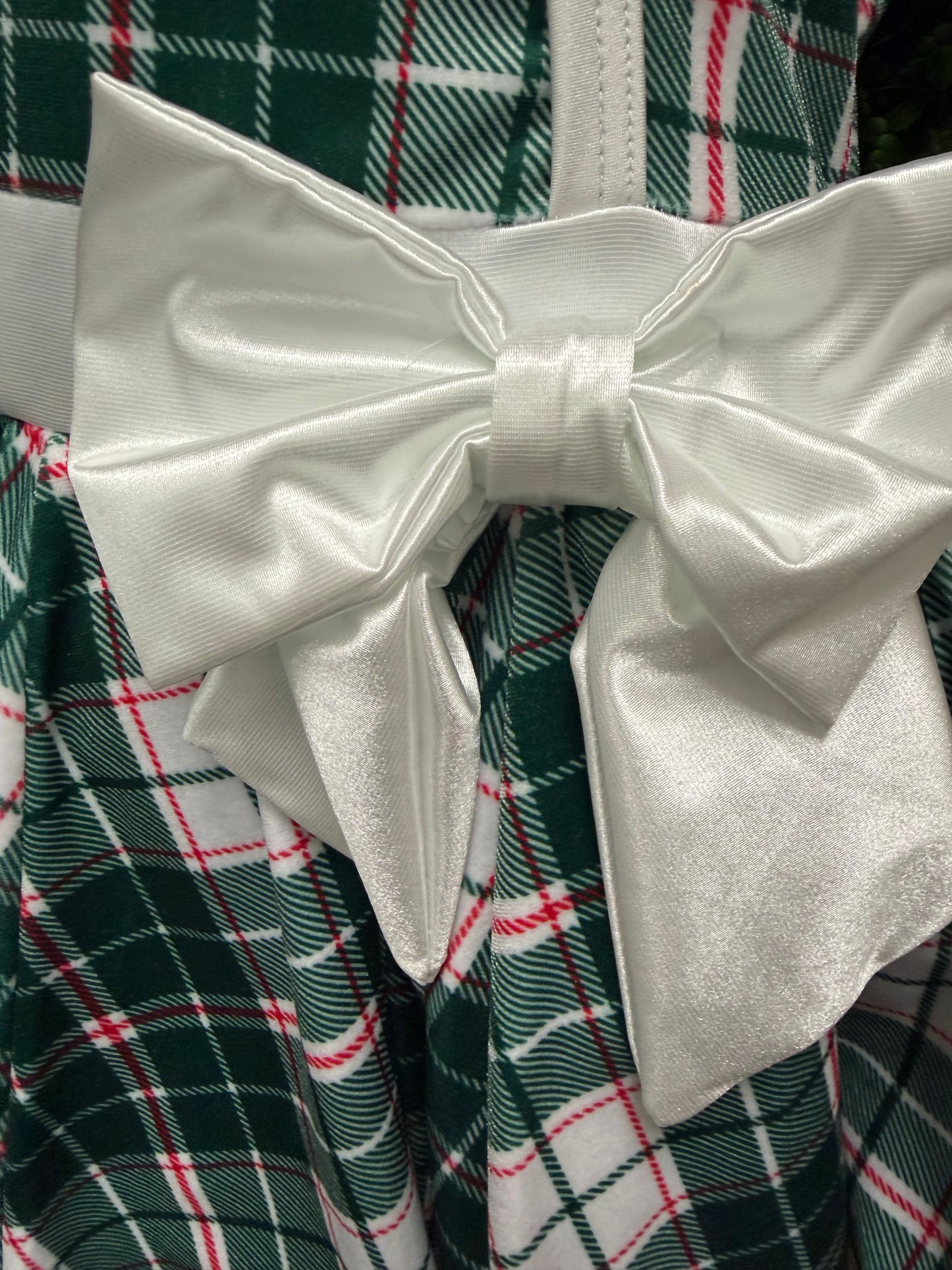 Child Intermediate Green Red Plaid Costume