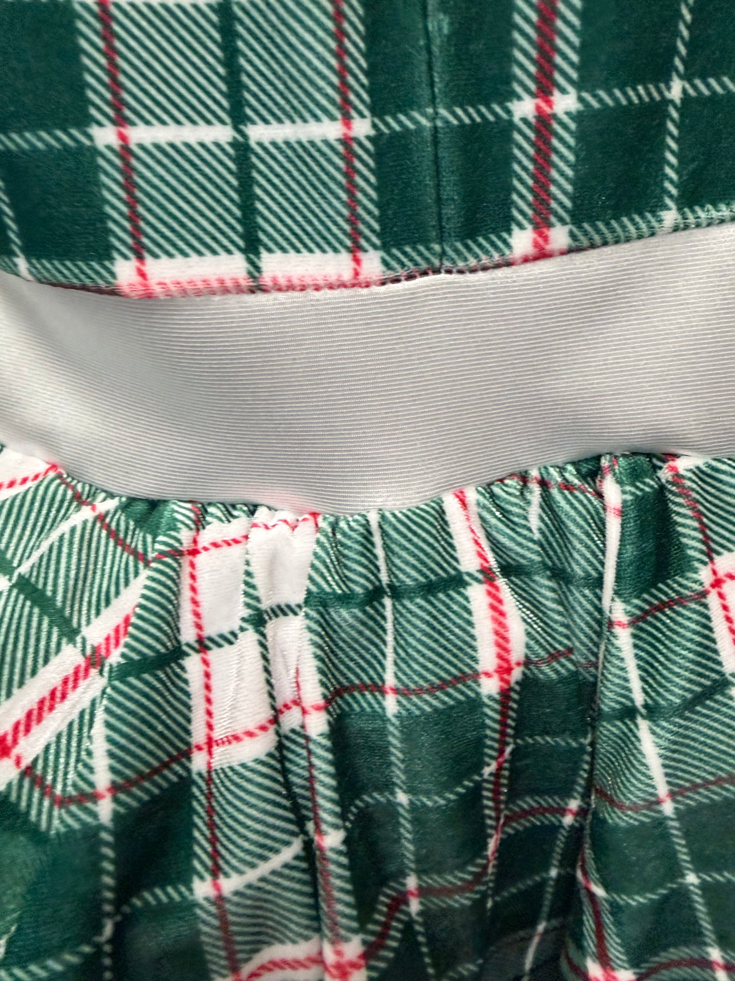 Child Intermediate Green Red Plaid Costume