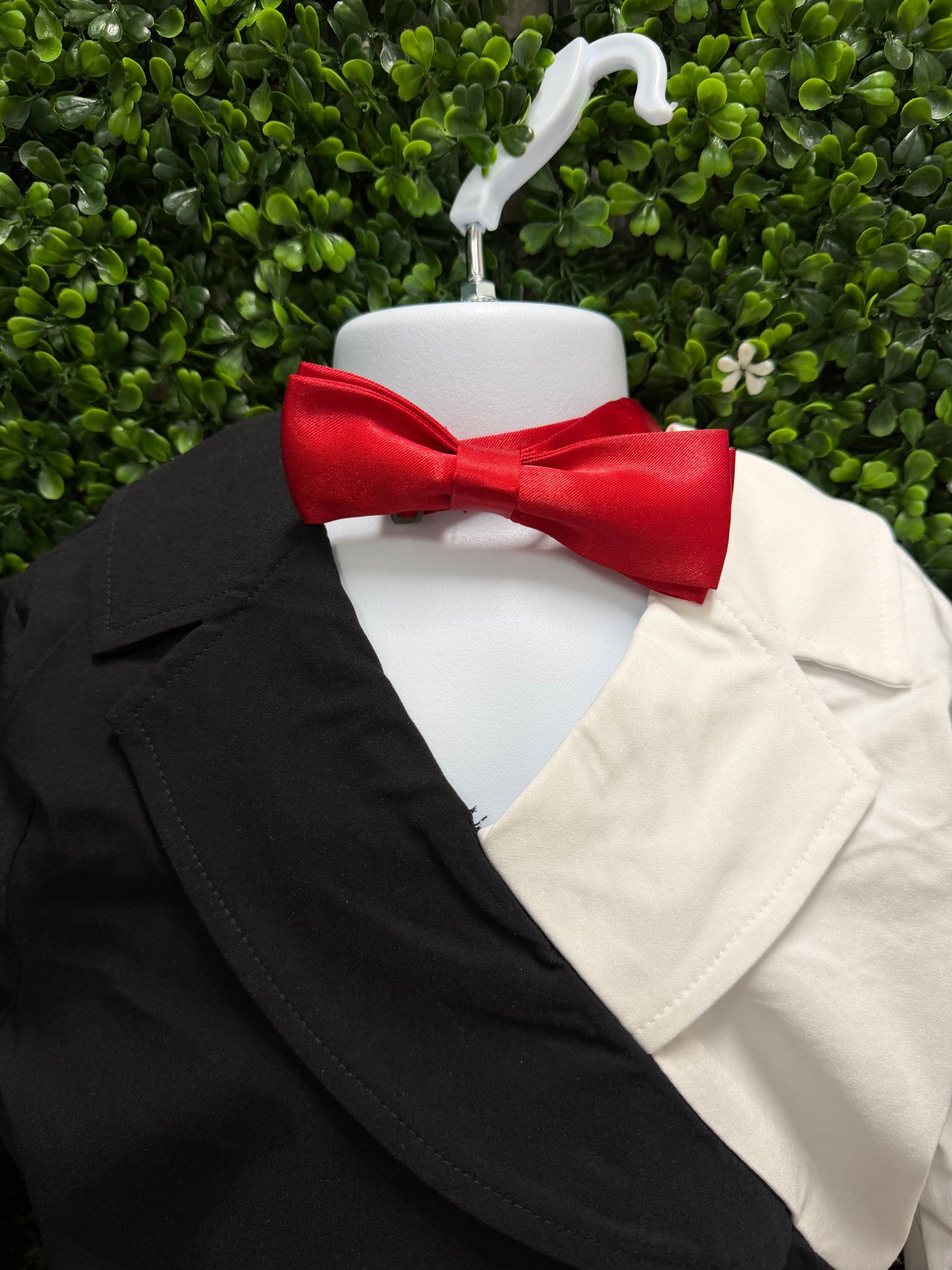 Child Intermediate Black White Tuxedo Costume