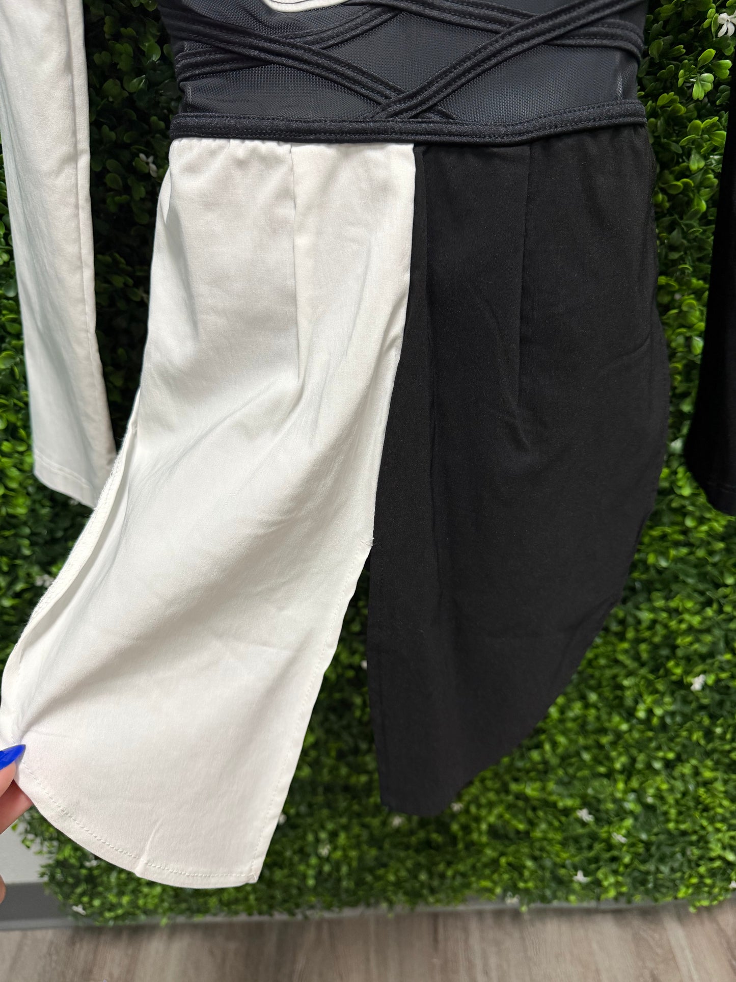 Child Intermediate Black White Tuxedo Costume
