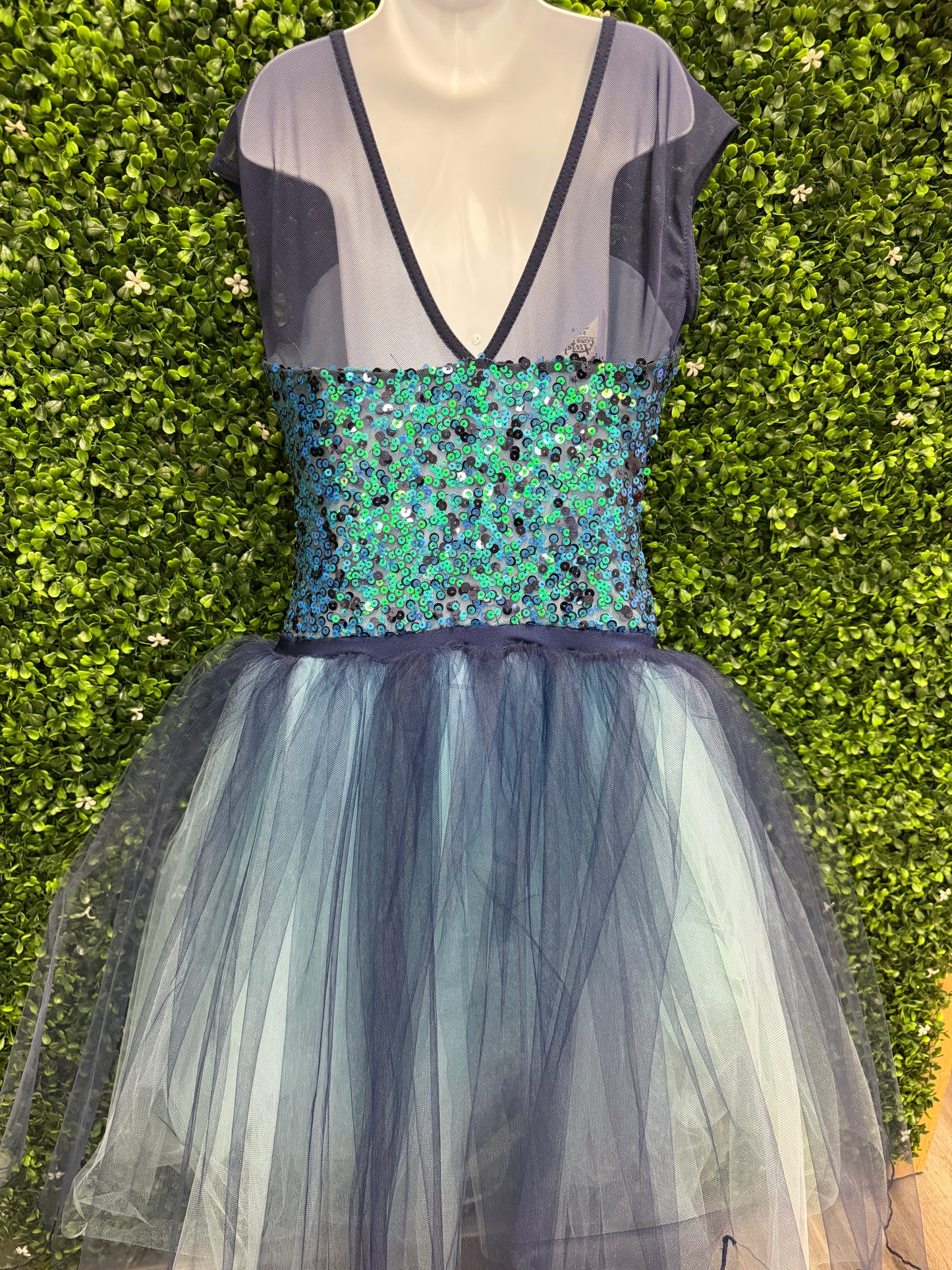 Child Intermediate Blue Navy Ballet Costume
