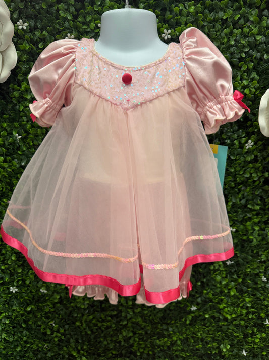 Child X-Small Pink Baby Doll Costume