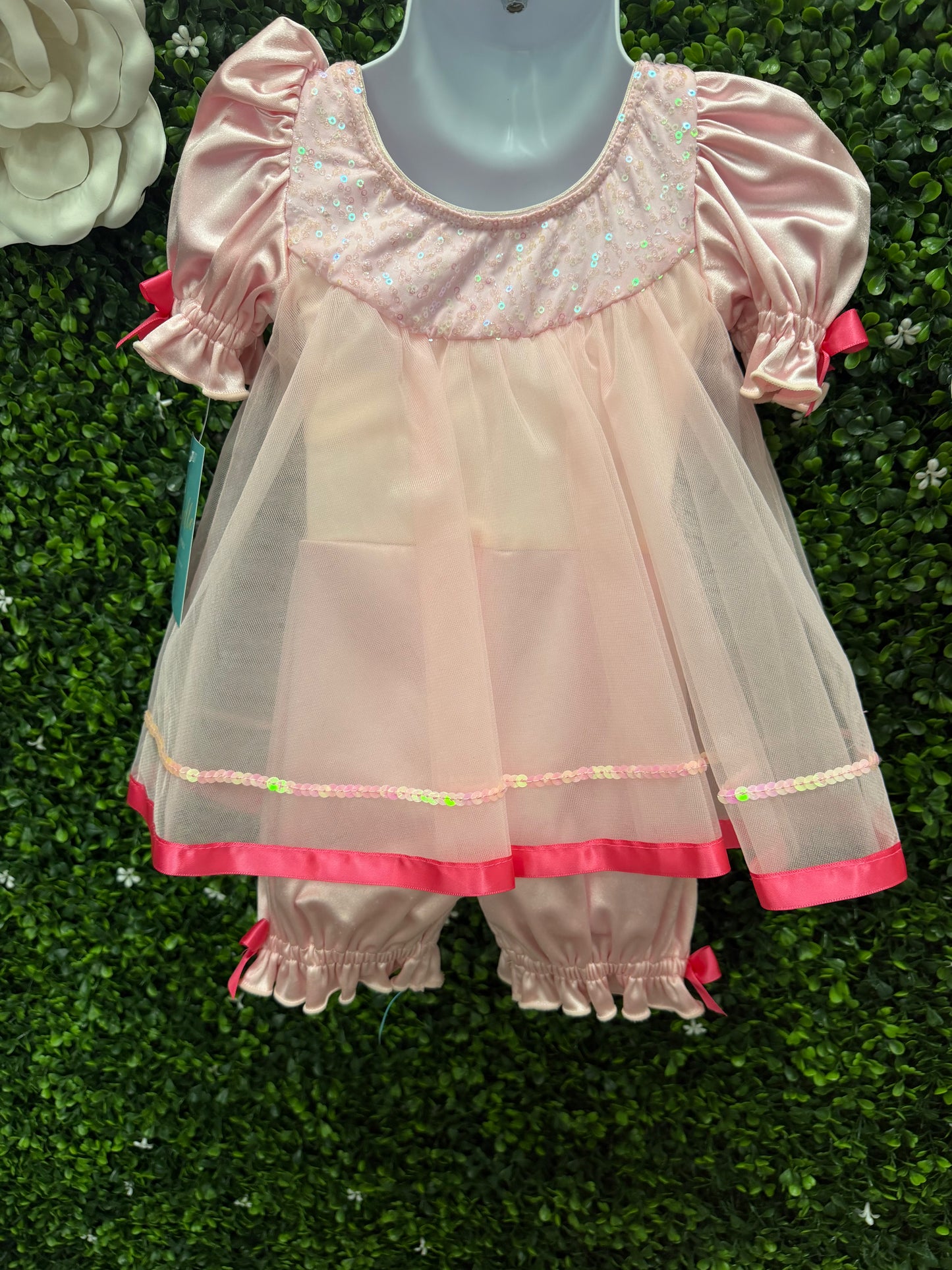 Child X-Small Pink Baby Doll Costume