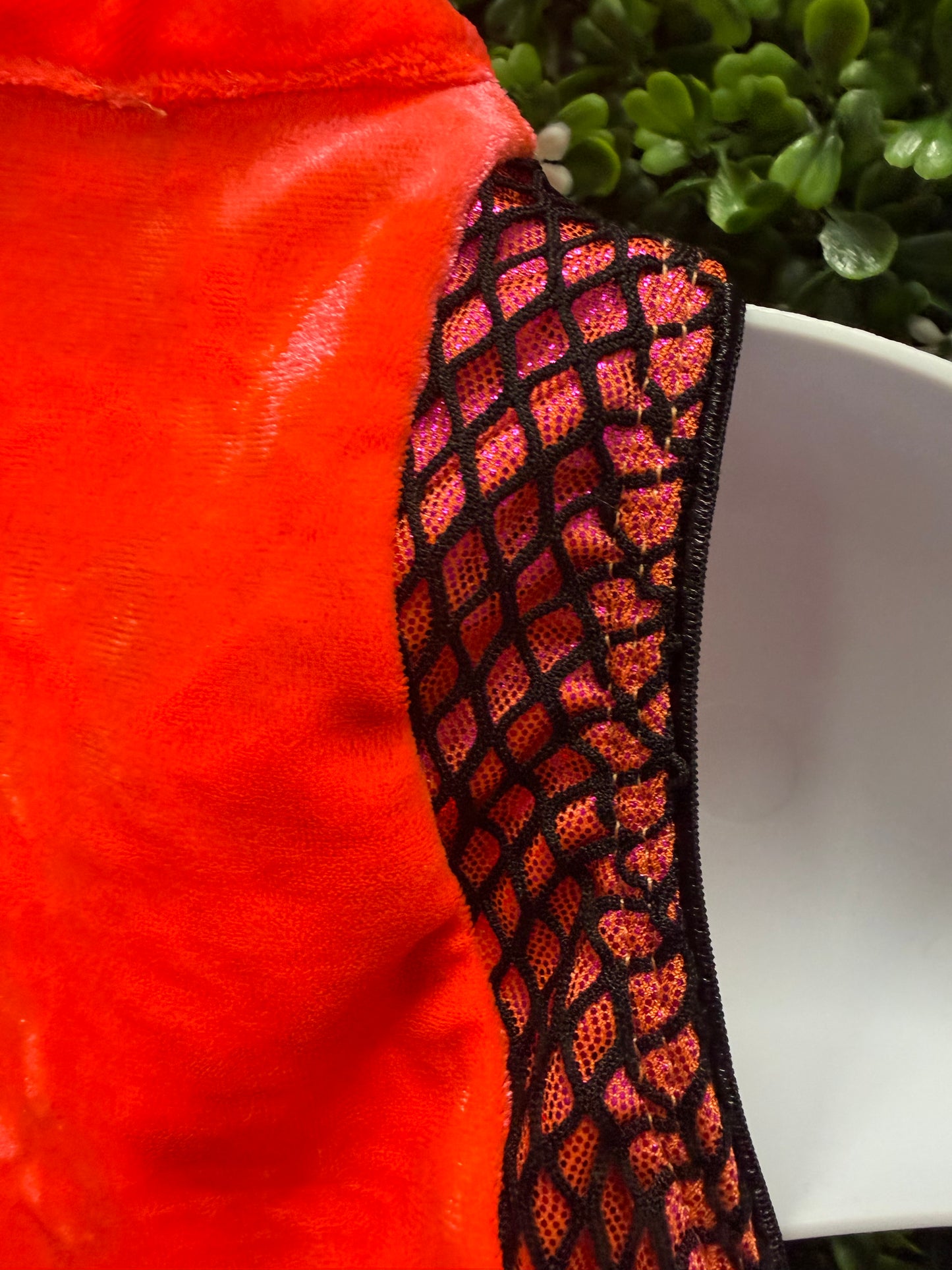 Child Medium Orange Pink Costume