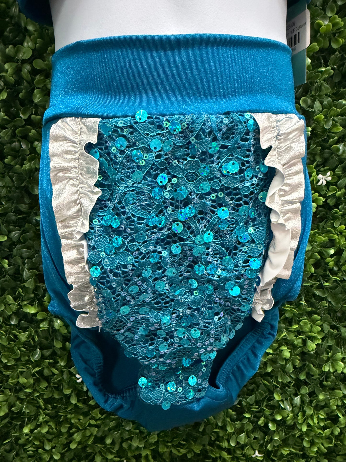 Child Medium Teal Two Piece Costume