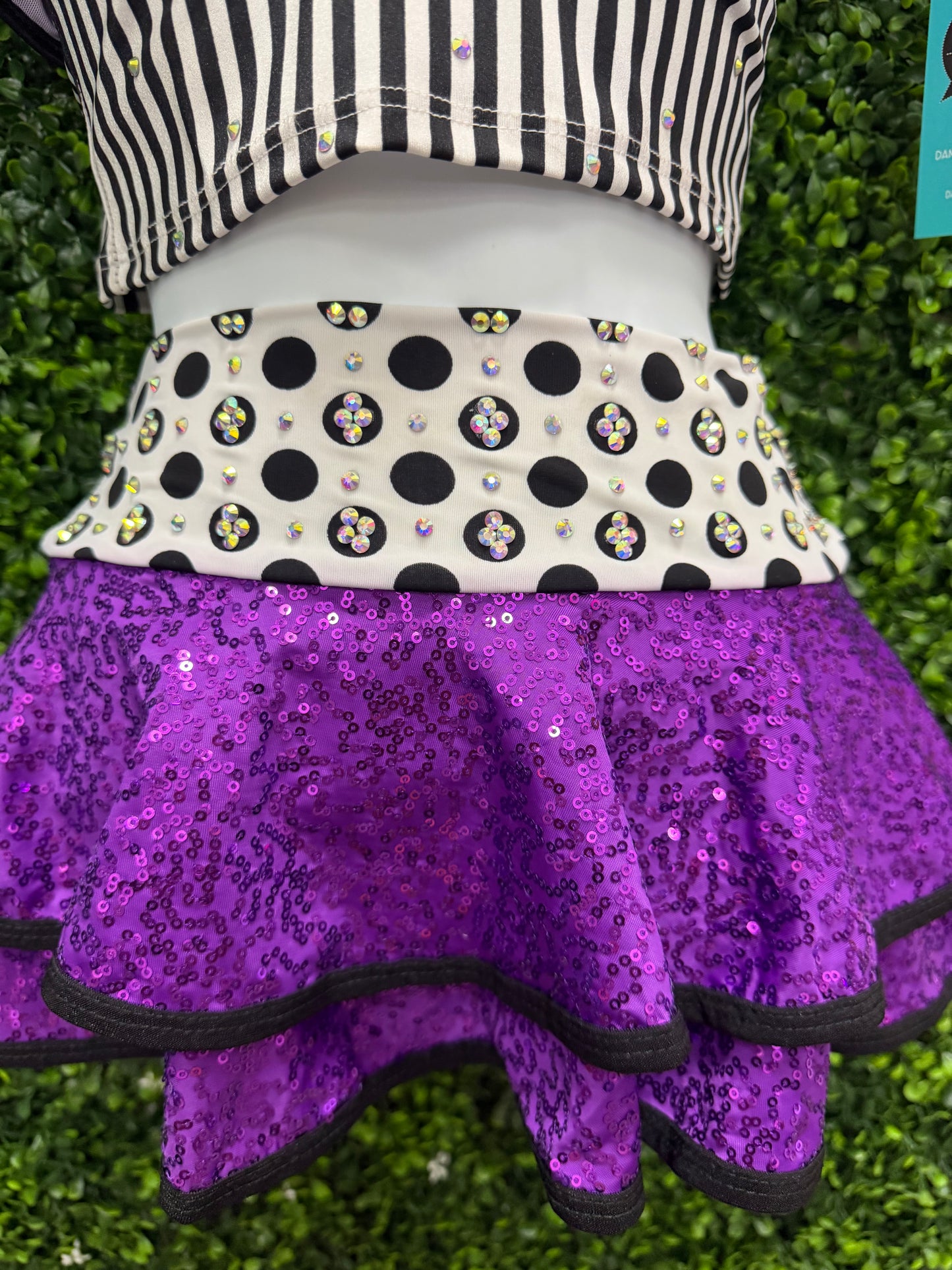 Child Medium Purple Sequin Costume