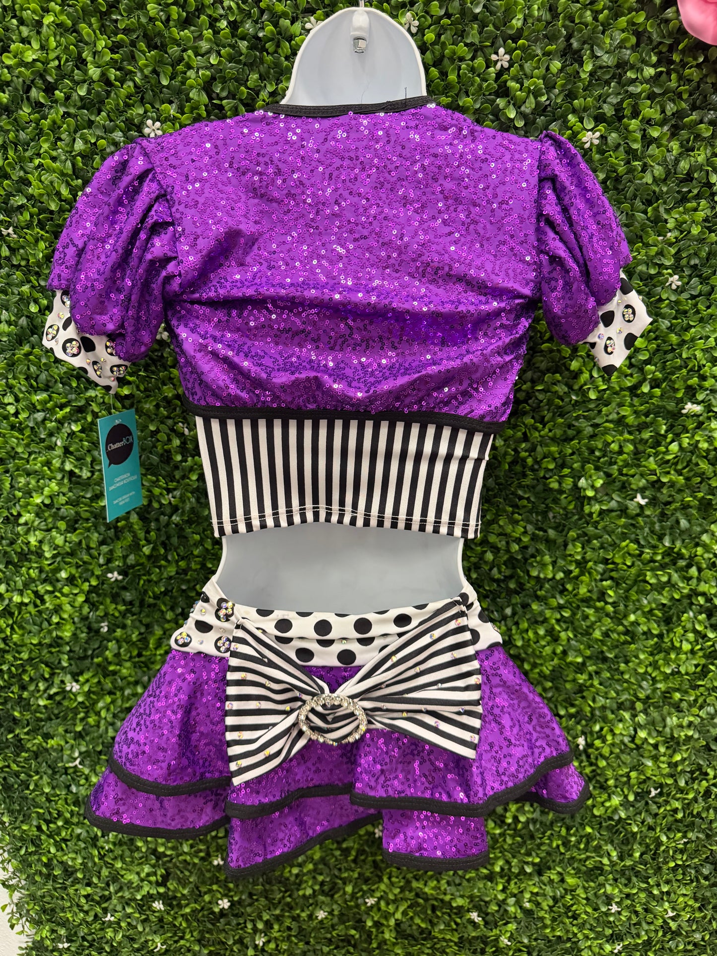 Child Medium Purple Sequin Costume
