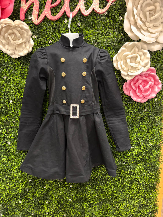 Child Medium Black Coat Costume