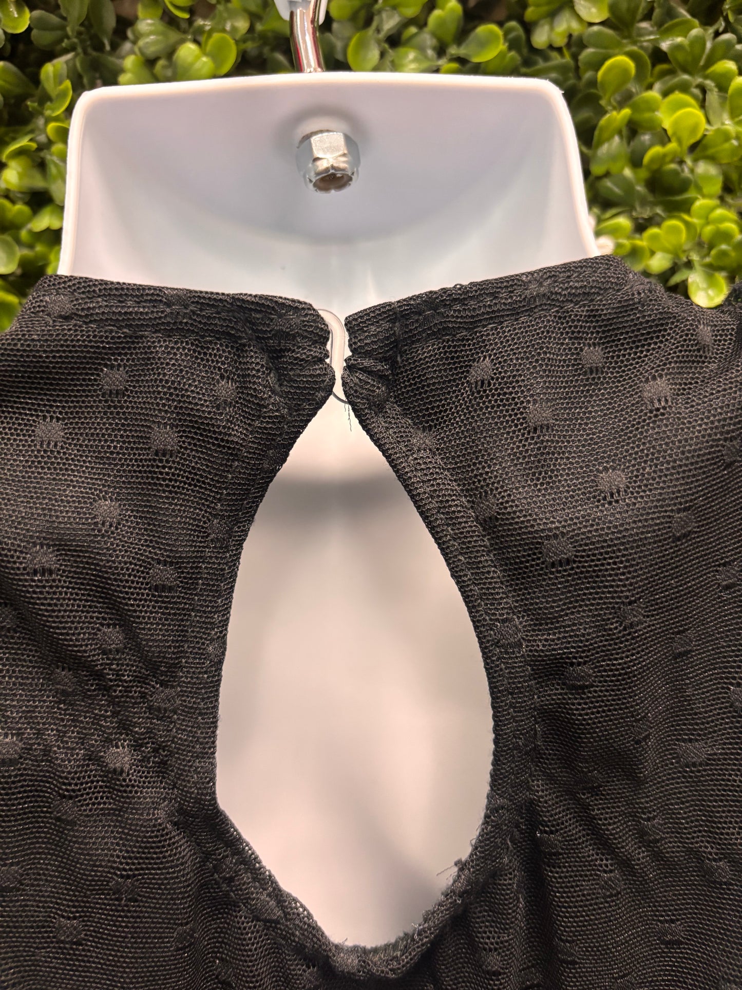Child Medium Black Lace Romper Costume