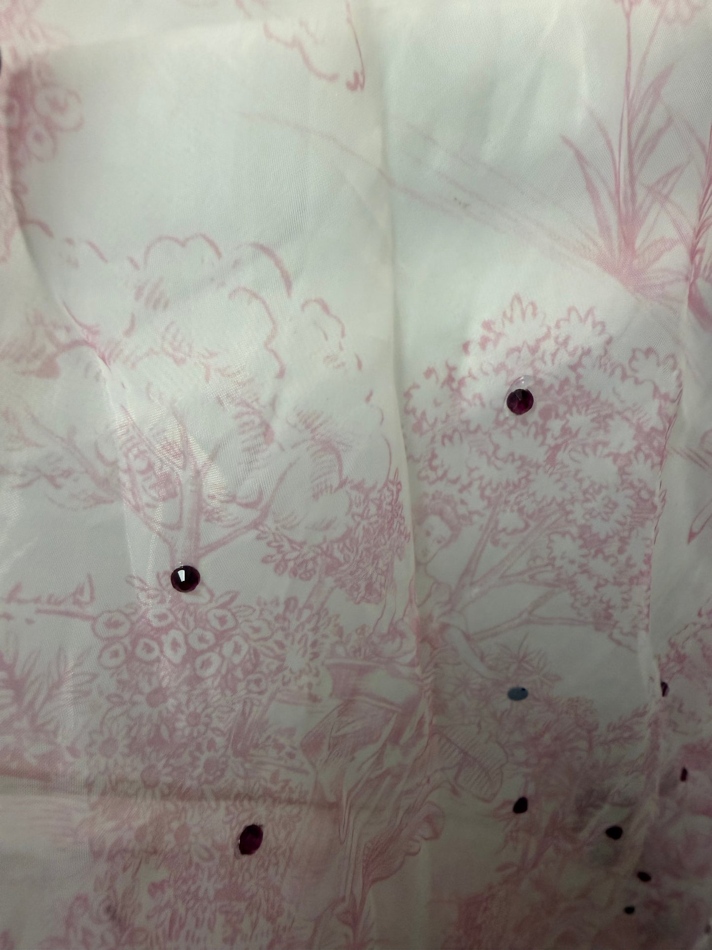 Adult X-Small Pink Floral Dress