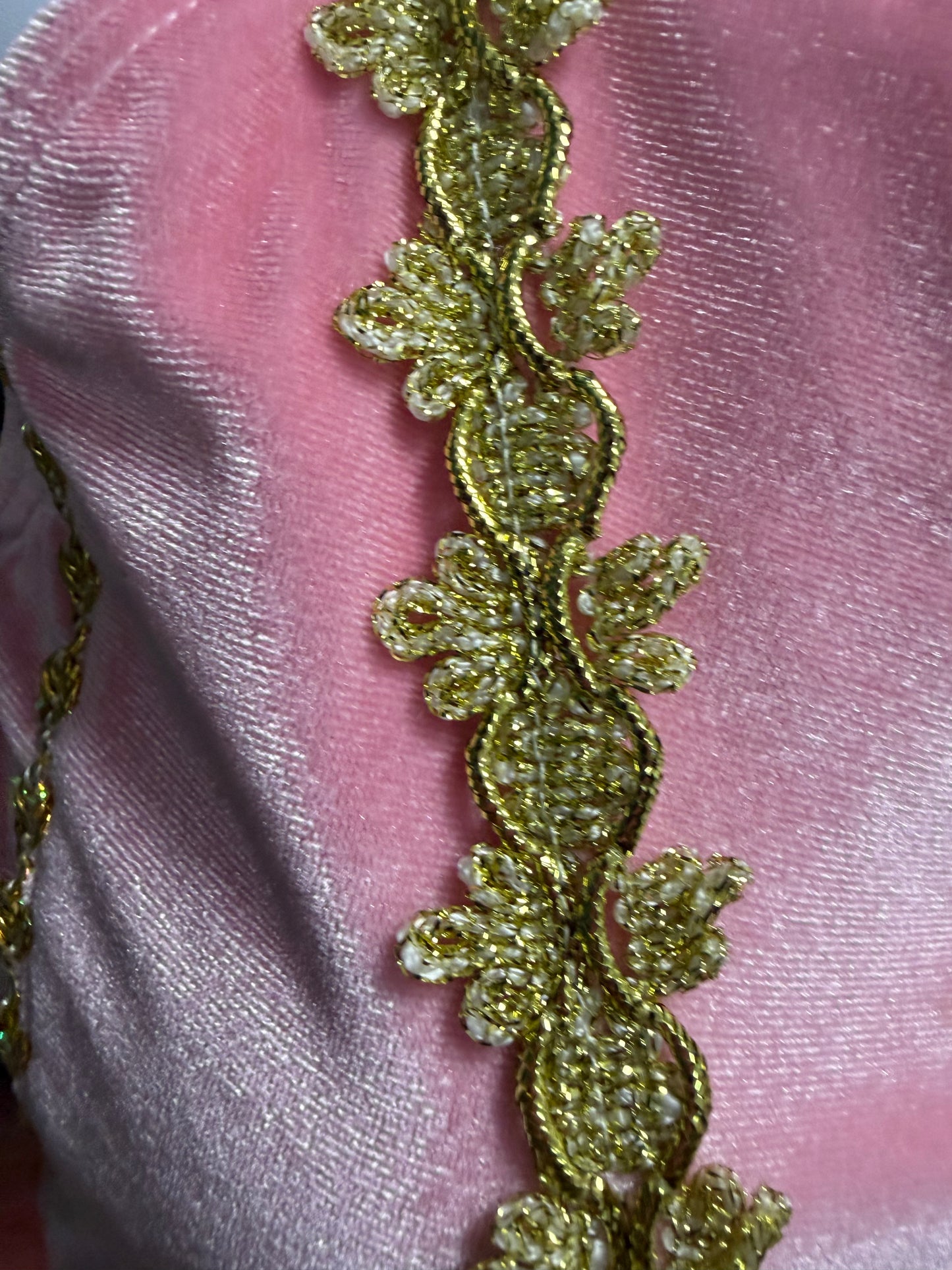 Adult Small Pink and Gold Ballet Costume