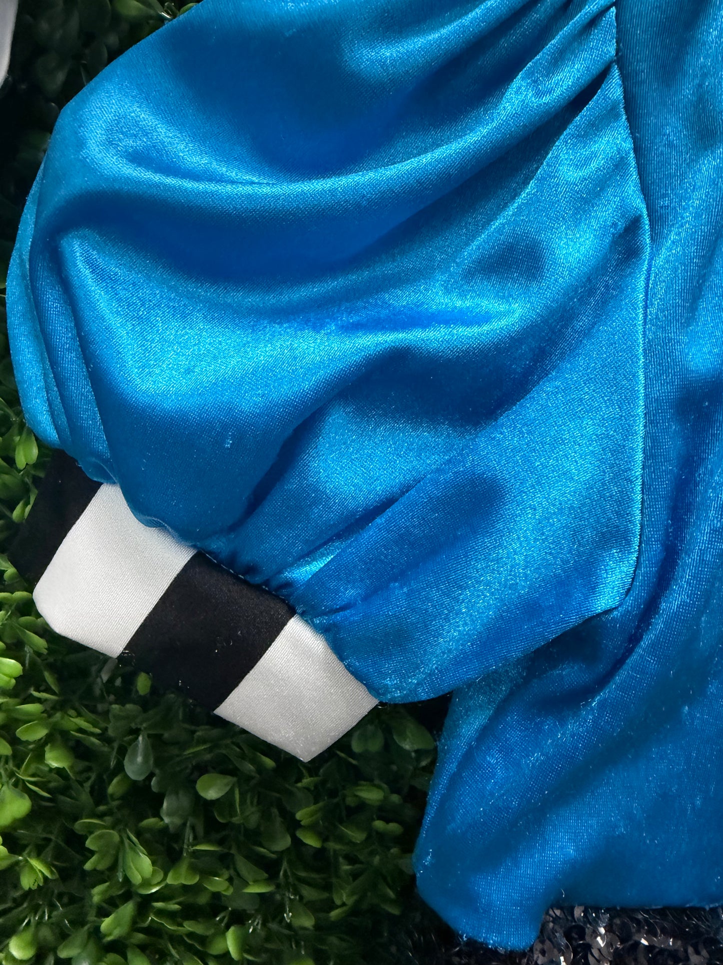 Child Medium Blue and Black Sparkle Costume