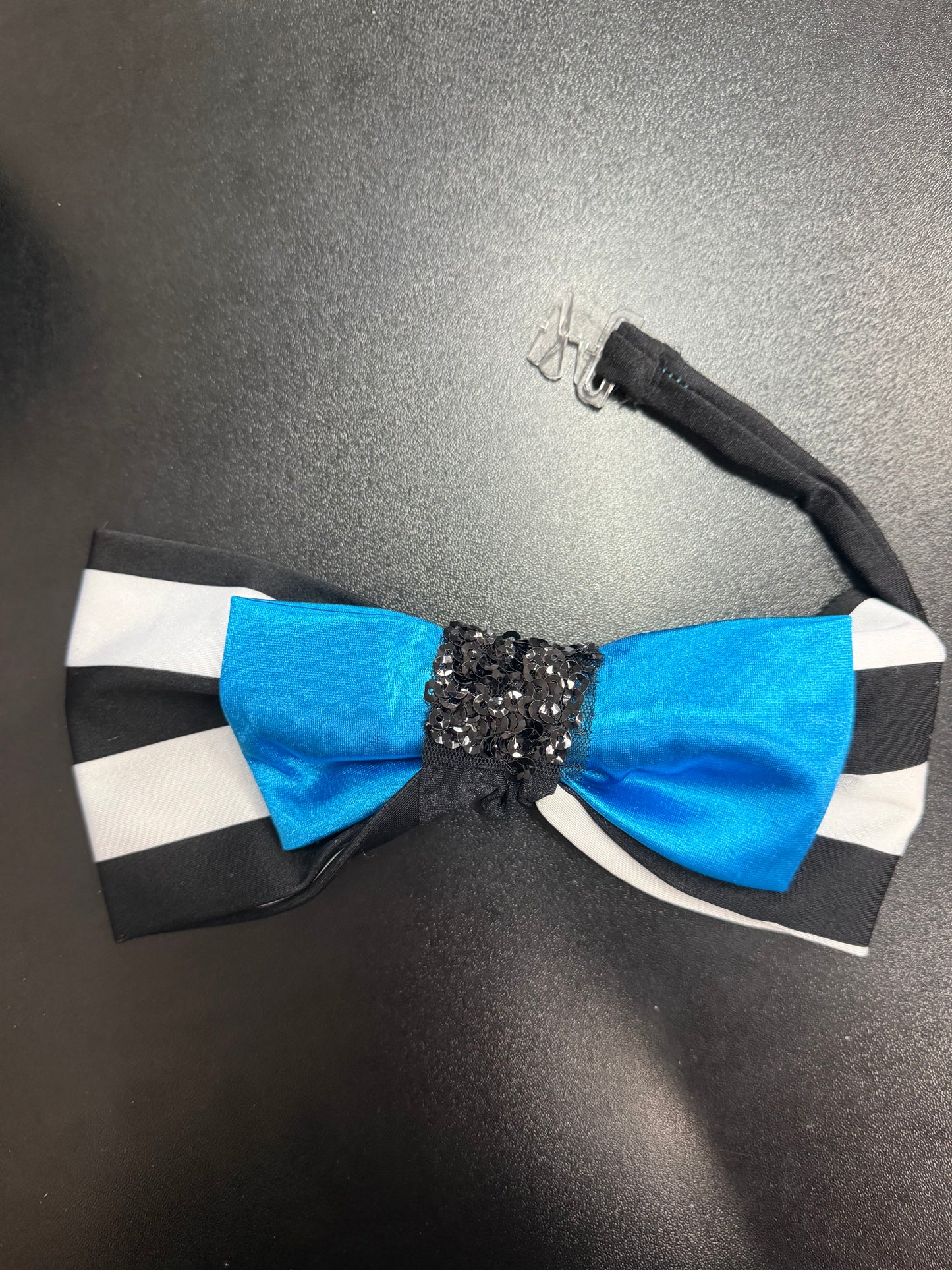 Child Medium Blue and Black Sparkle Costume