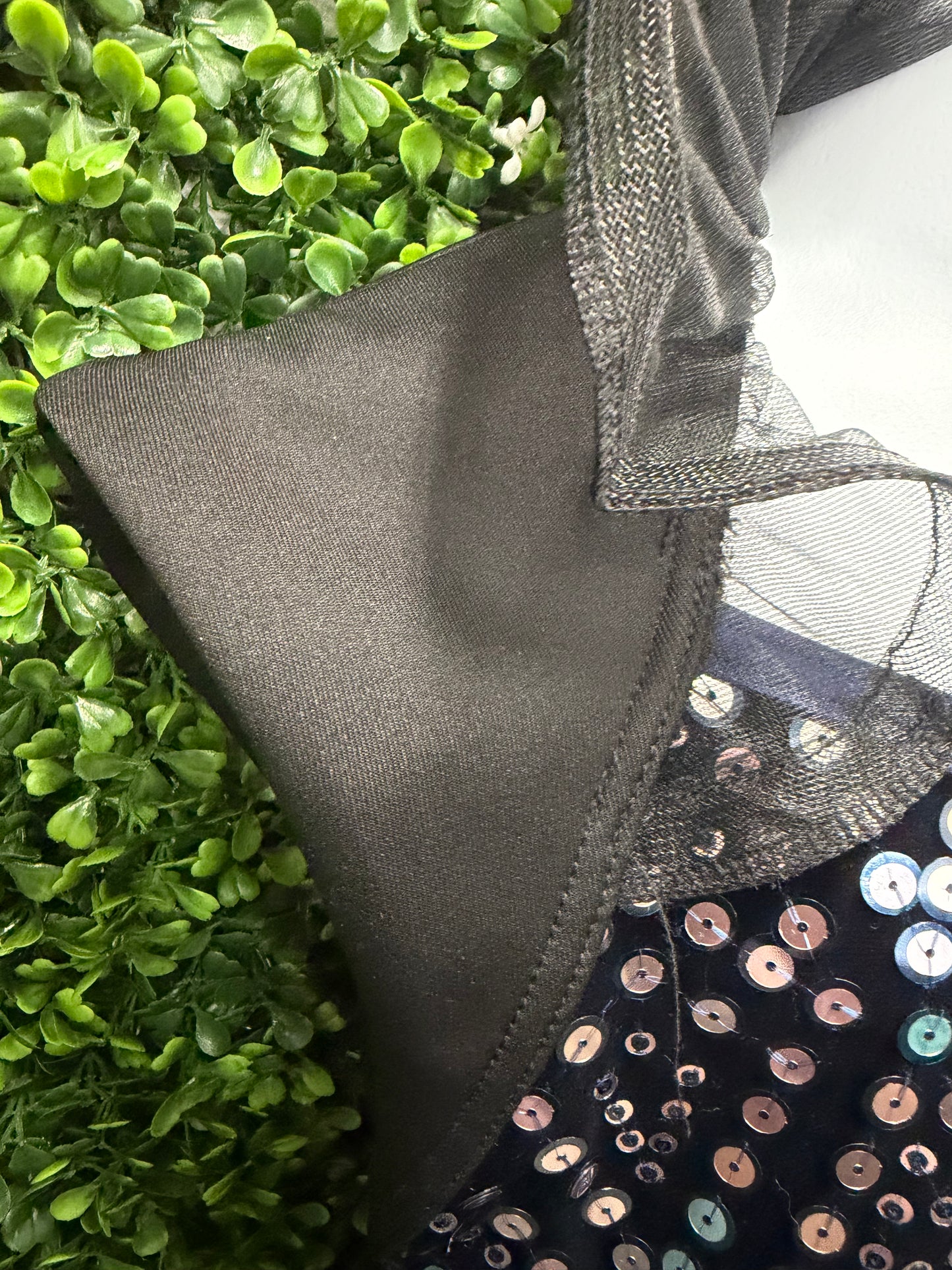 Child Medium Blue Black Sequin Costume