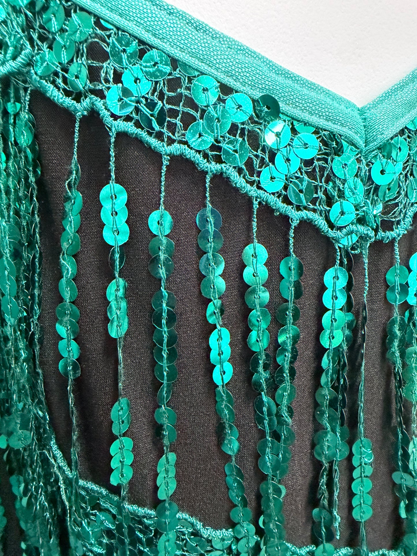 Child Intermediate Emerald Fringe Costume