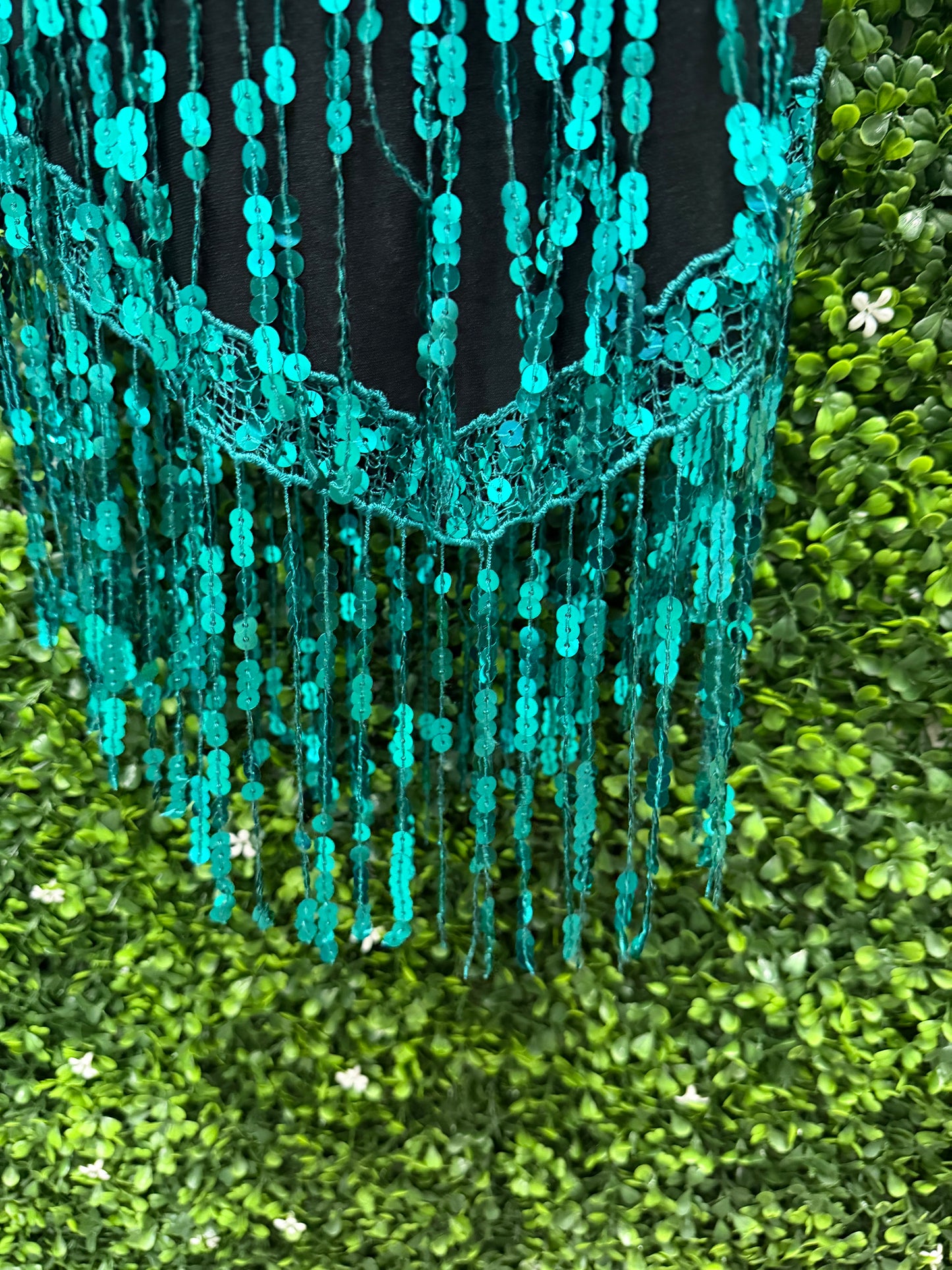 Child Intermediate Emerald Fringe Costume