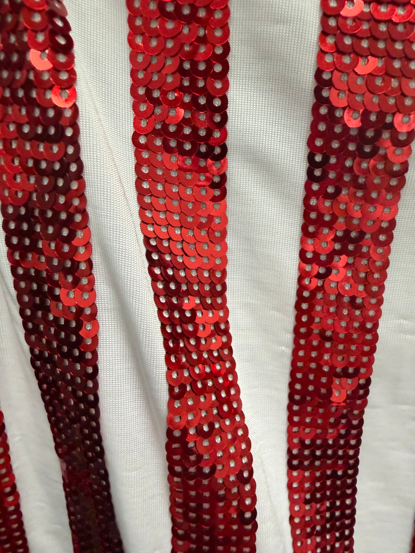 Child Large Red White Stripped Costume