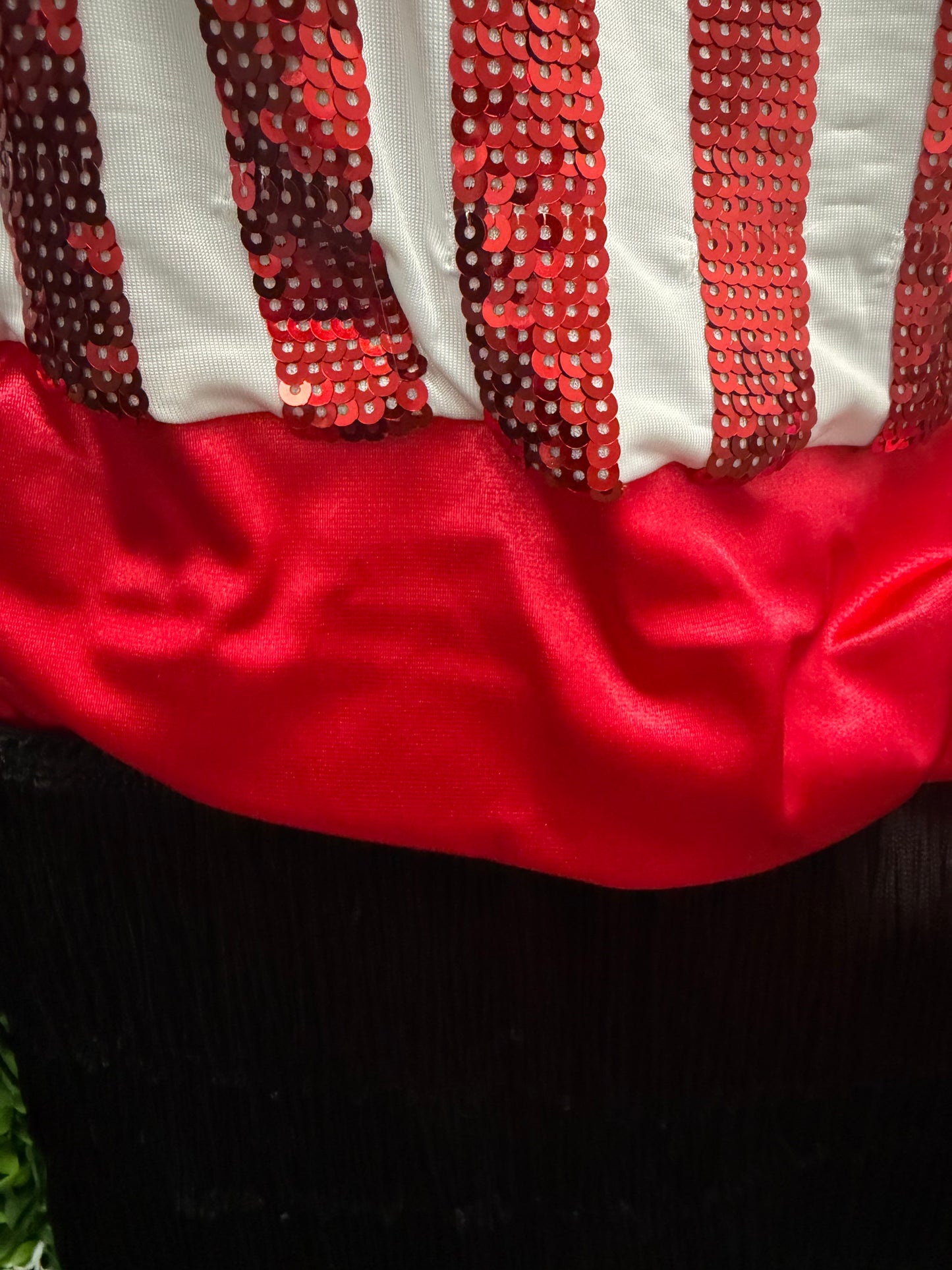 Child Large Red White Stripped Costume