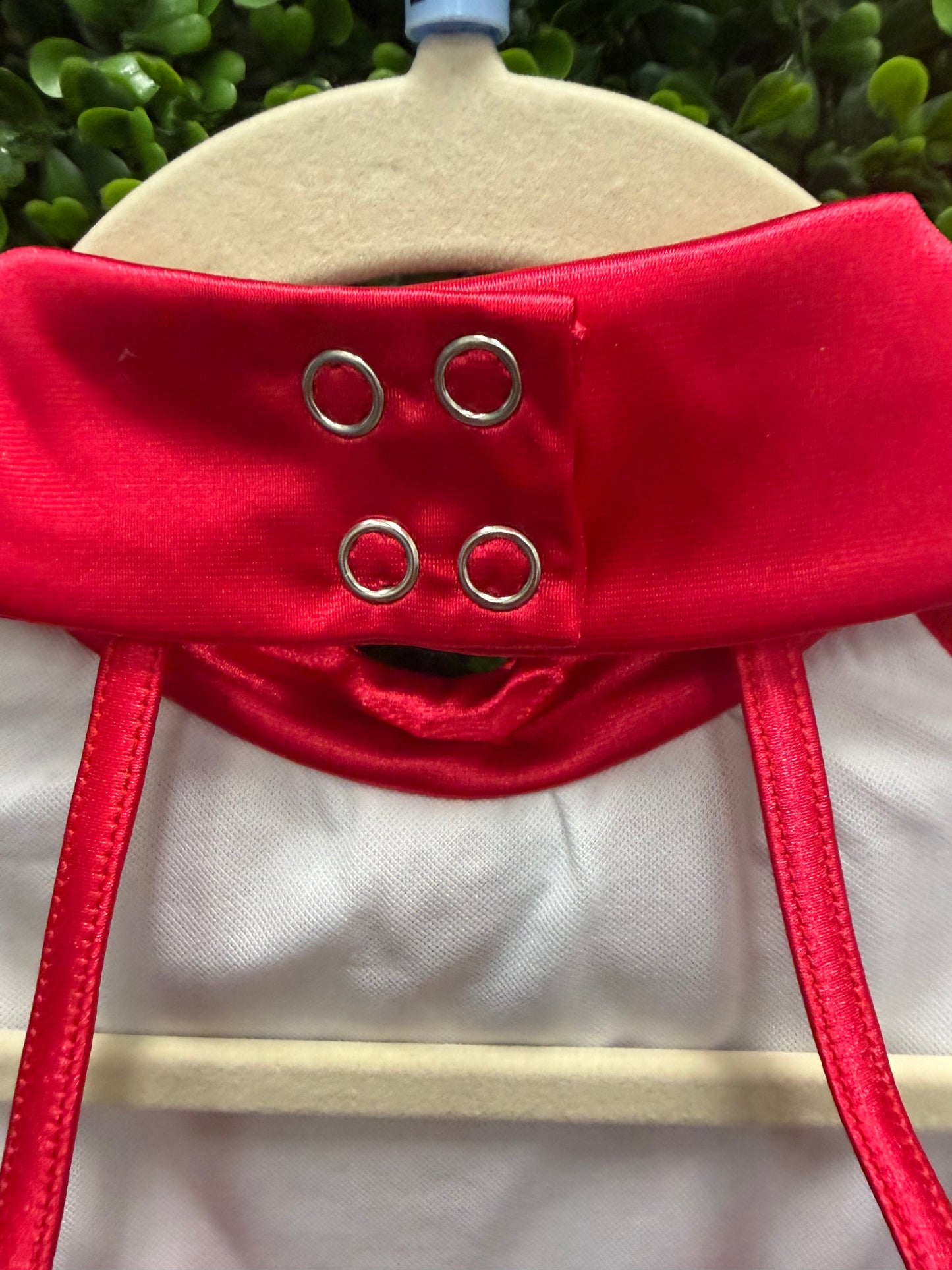 Child Large Red White Stripped Costume