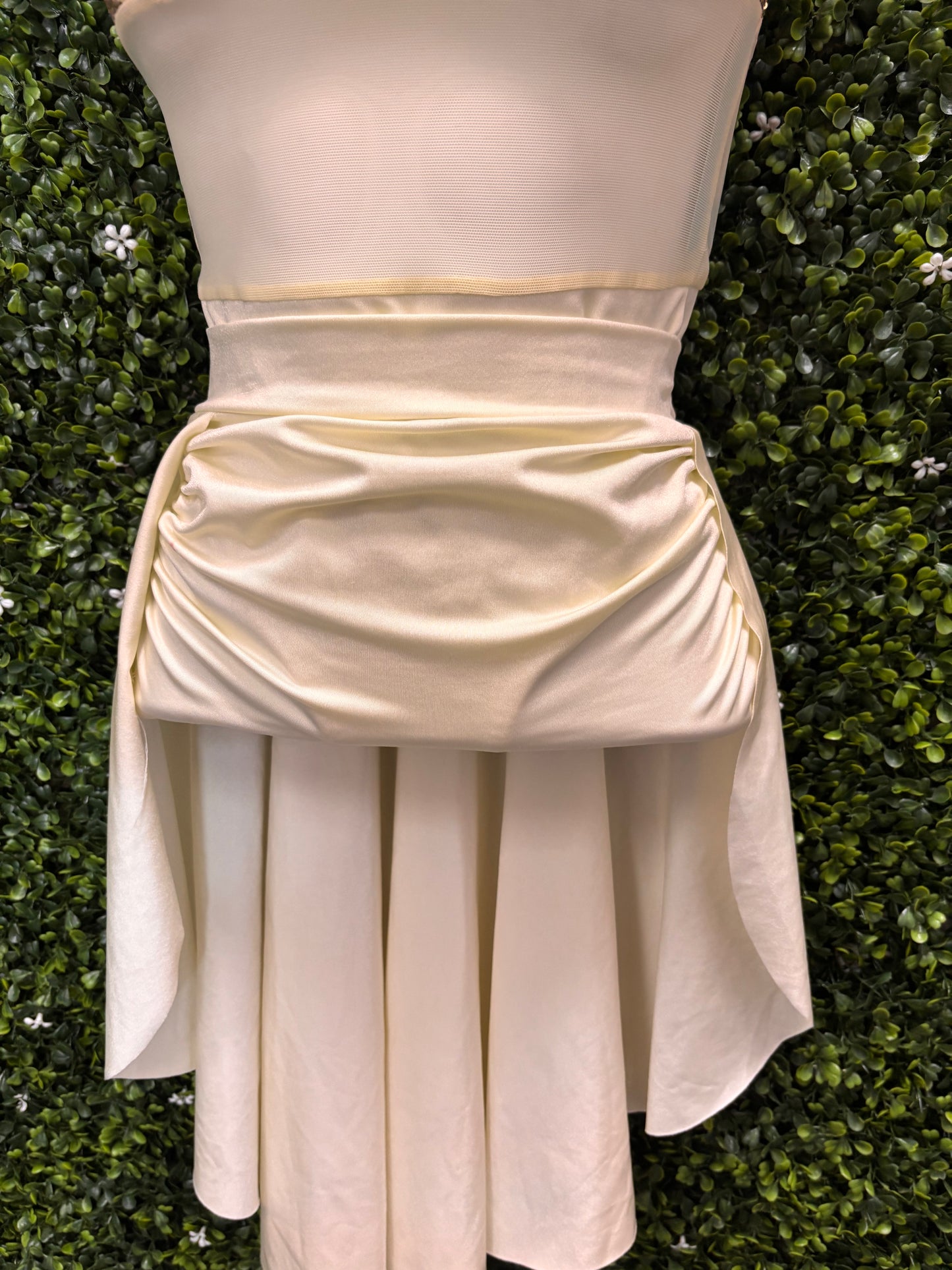 Child Medium Cream Sequin Lyrical Costume