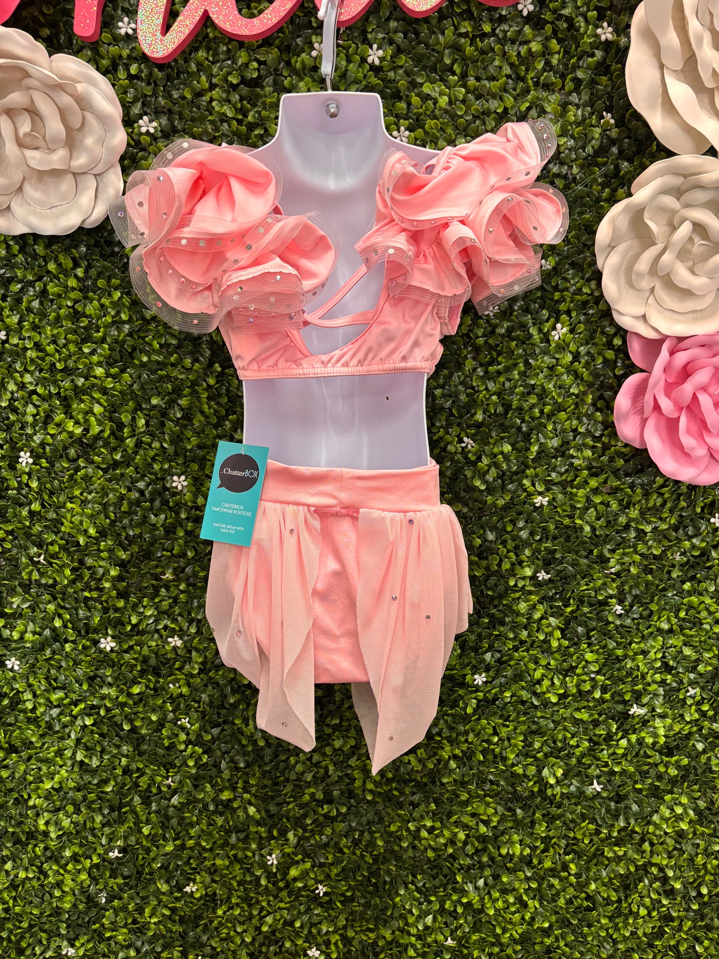 Child Medium Pink Butterfly Costume