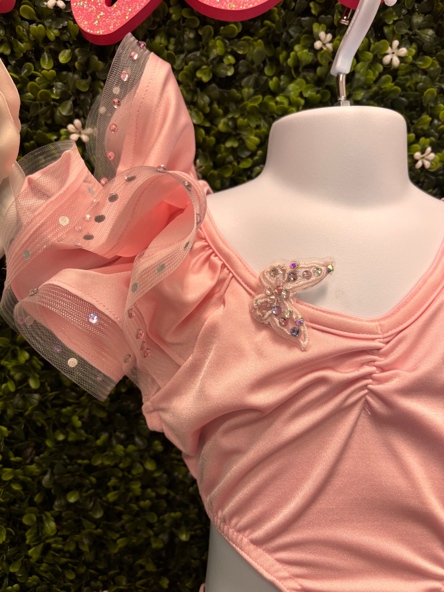 Child Medium Pink Butterfly Costume