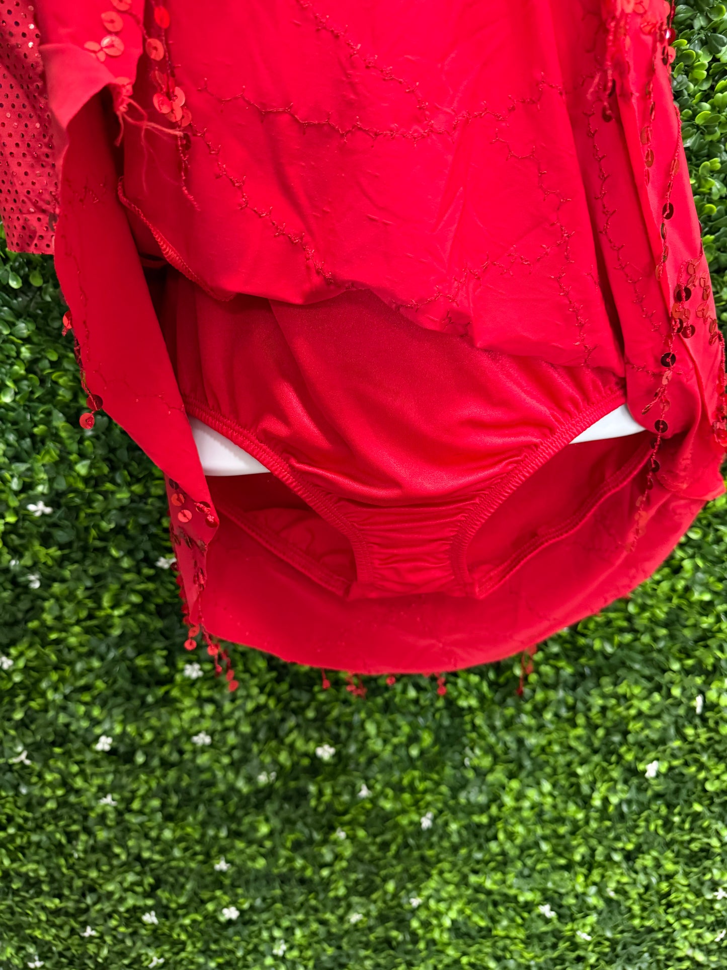 Adult Medium Red Sequin Dress